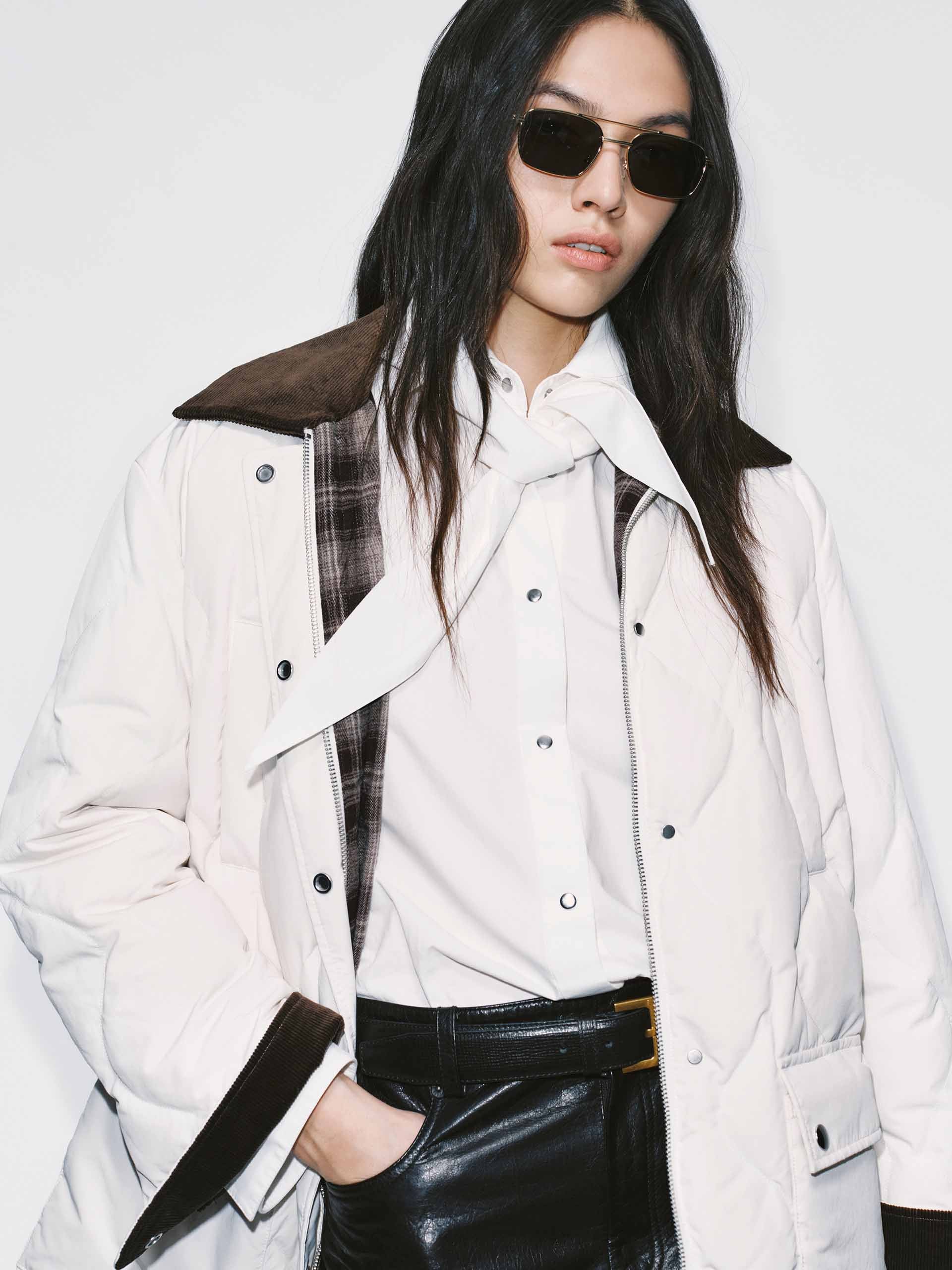 Fur Collar Down Jacket - Image 15