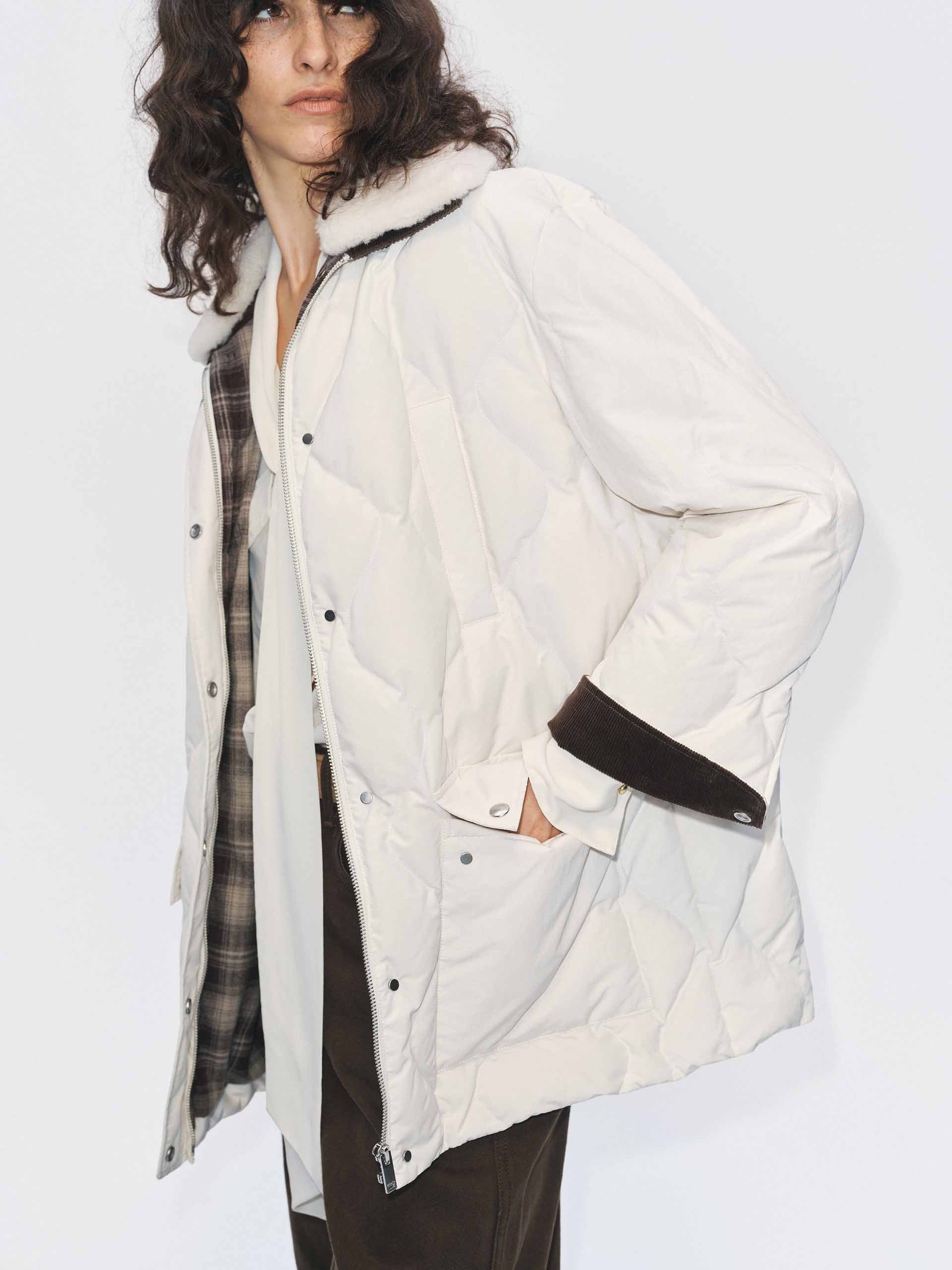 Fur Collar Down Jacket - Image 16