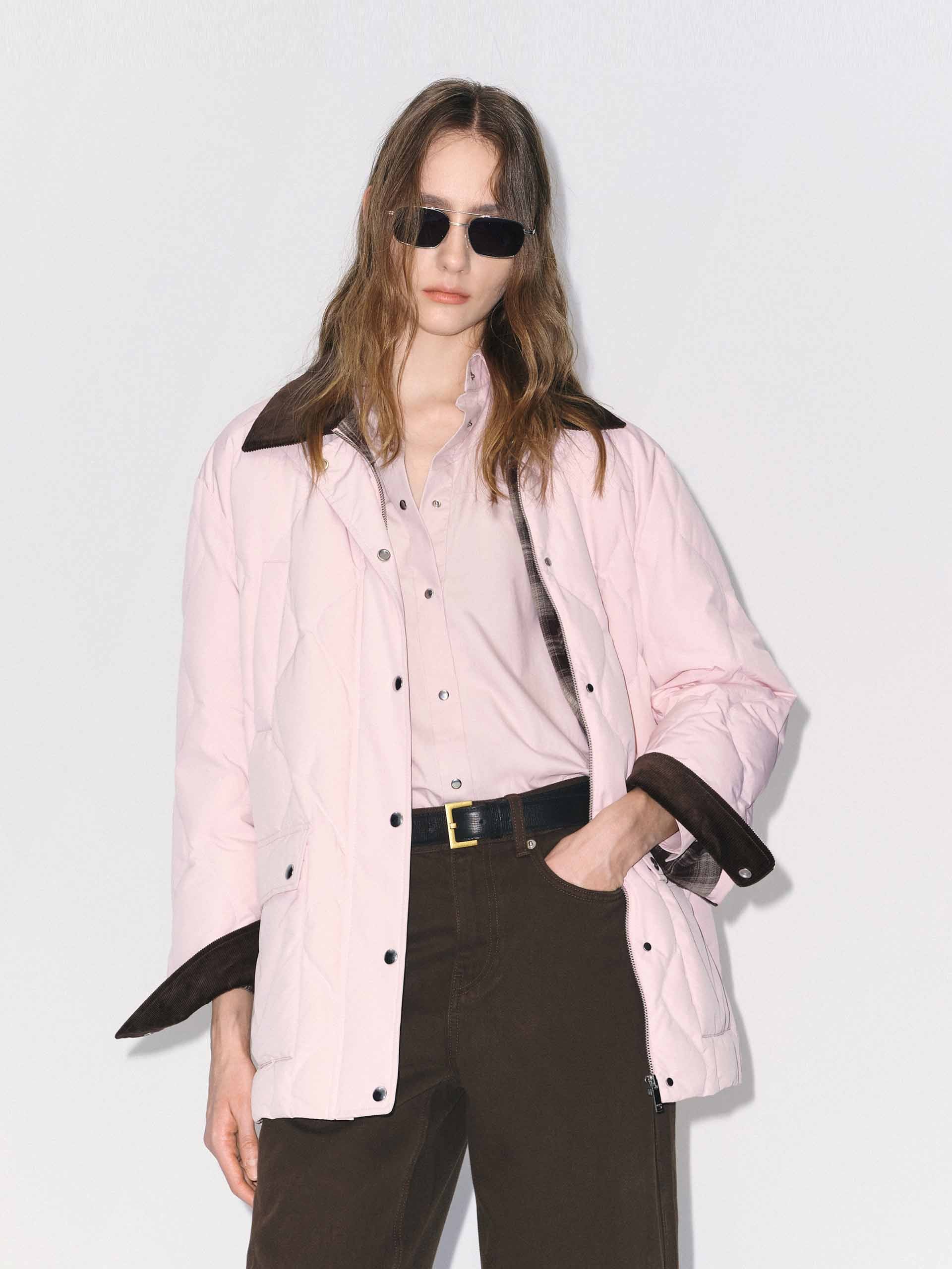 Fur Collar Down Jacket - Image 17