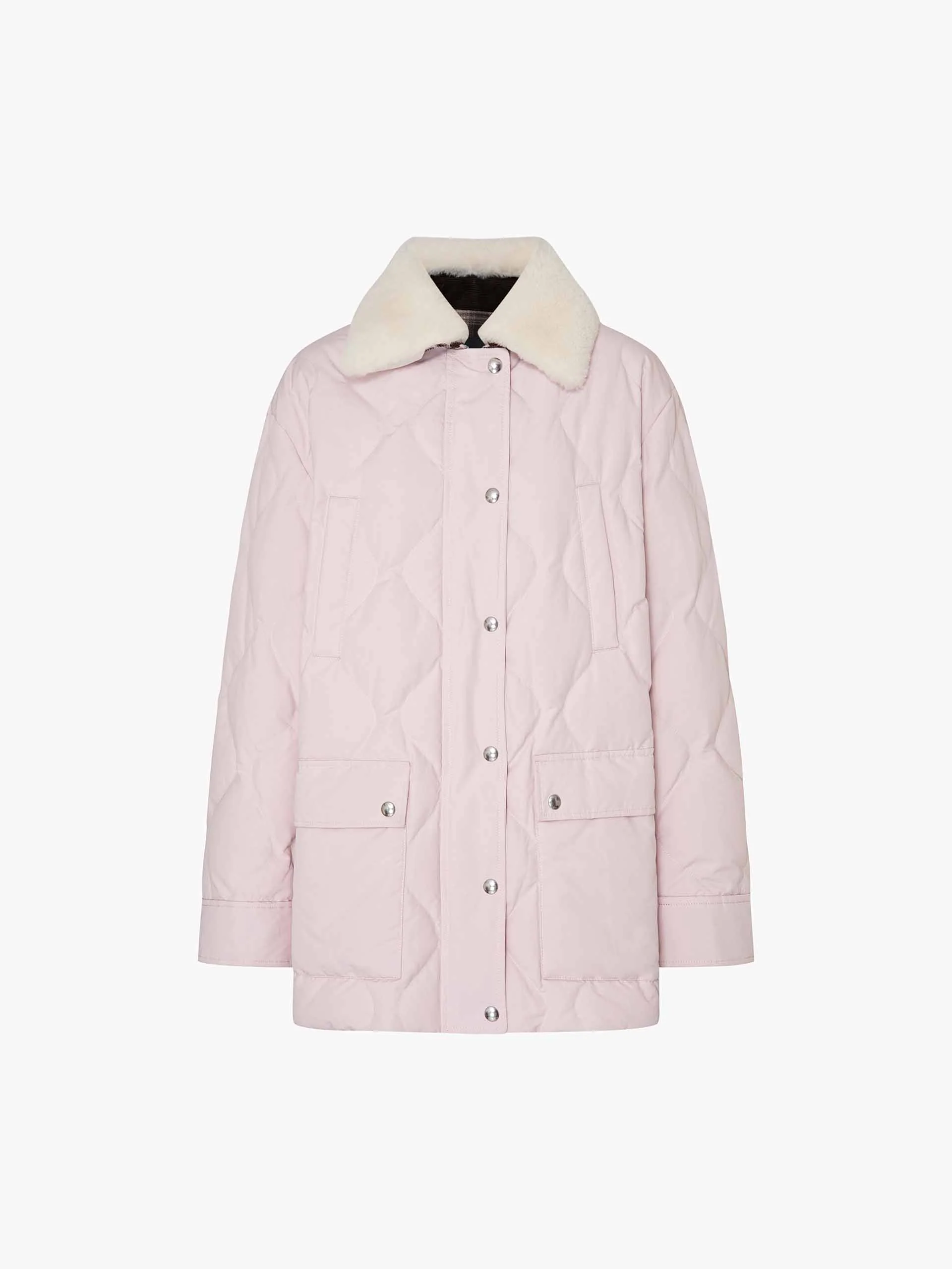 Fur Collar Down Jacket - Image 21