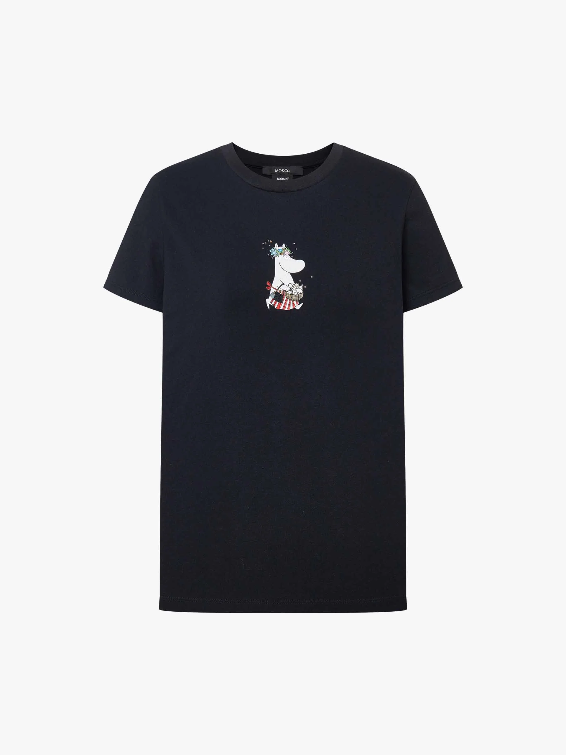 Rhinestone Detail Printed T-shirt - Image 20