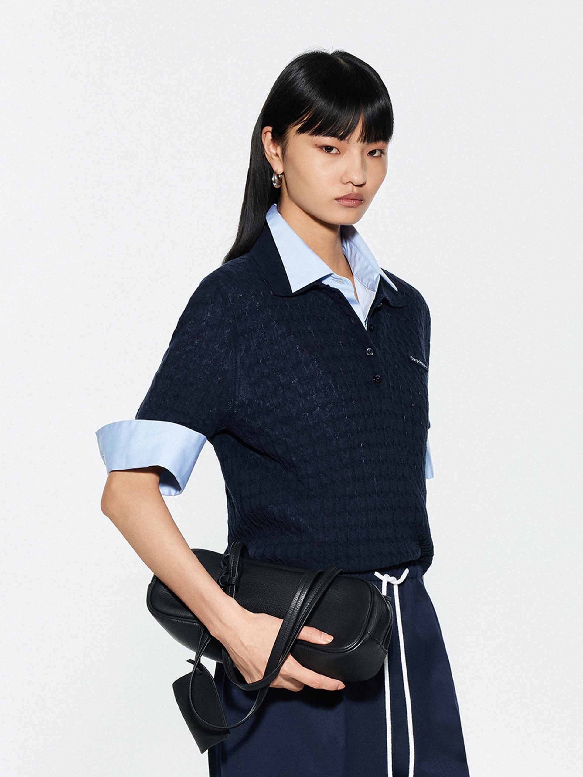 Ribbed Hem Knitted Top - Image 11