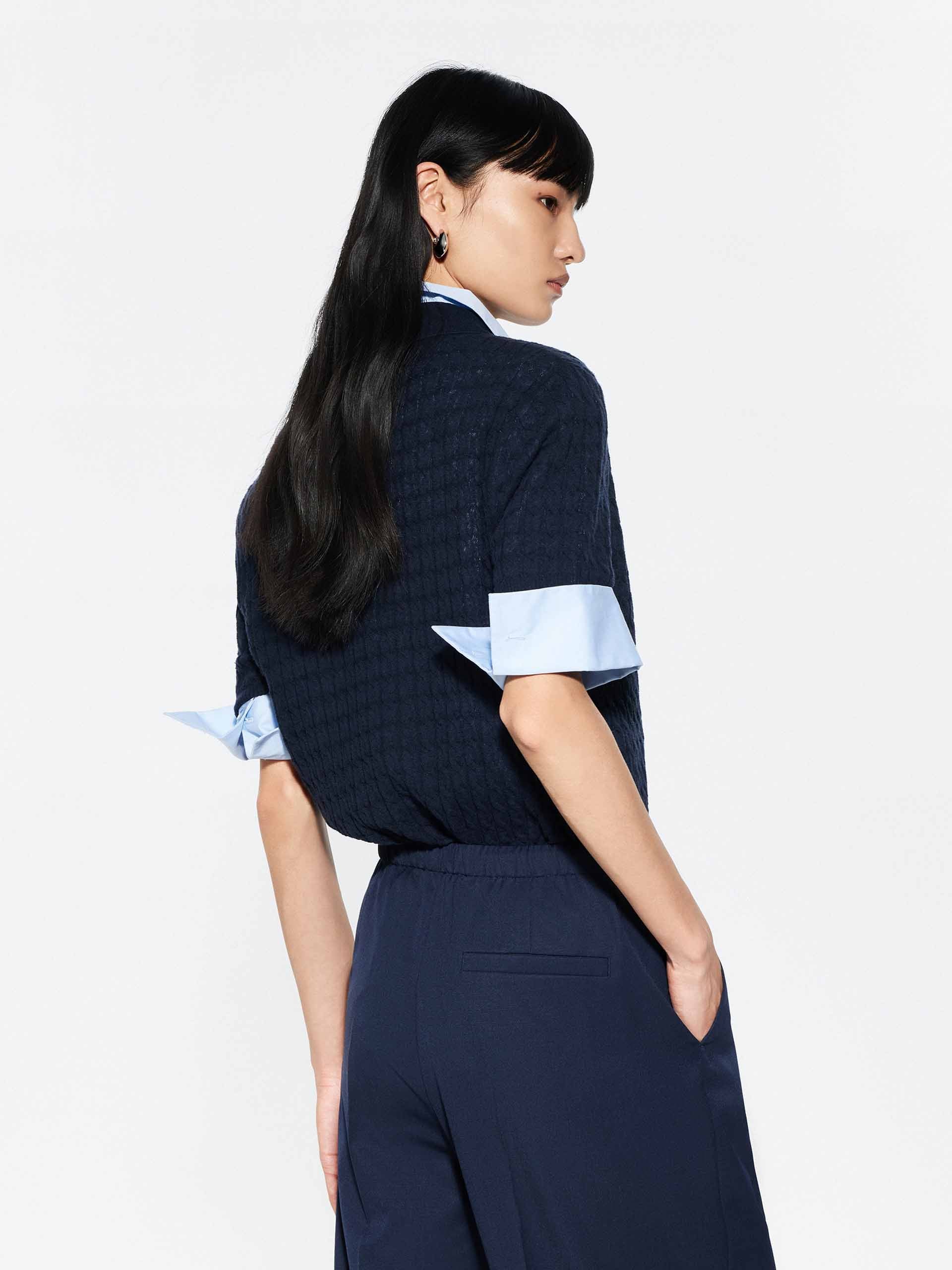 Ribbed Hem Knitted Top - Image 14