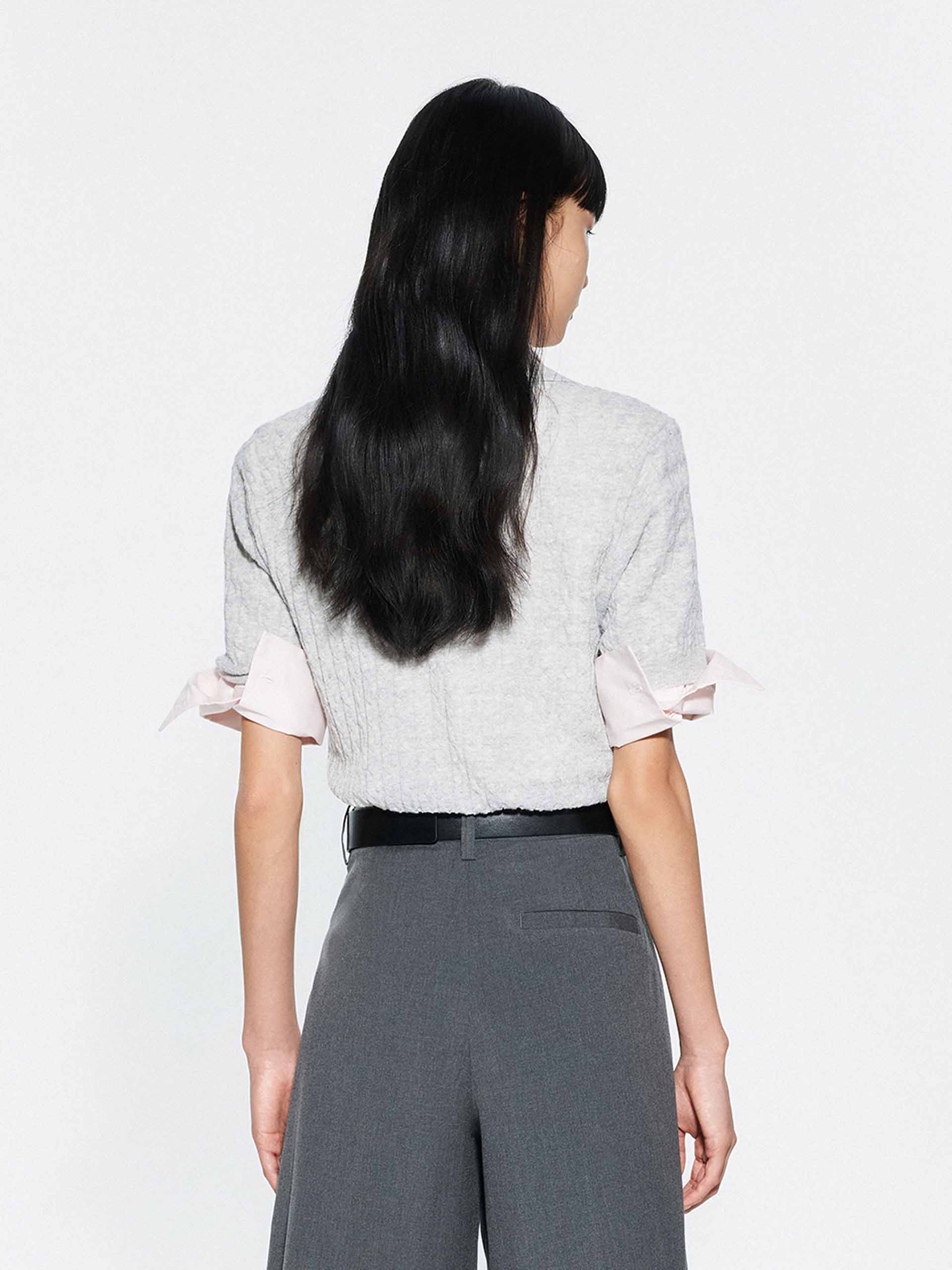 Ribbed Hem Knitted Top - Image 6