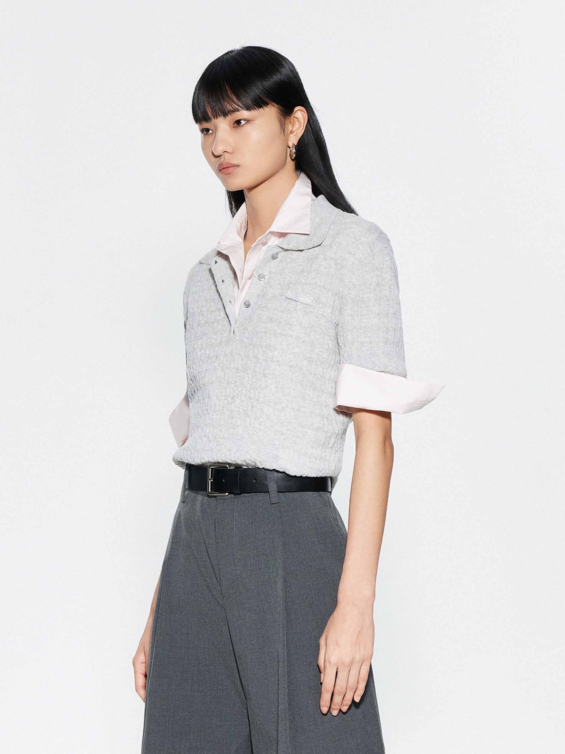 Ribbed Hem Knitted Top - Image 7