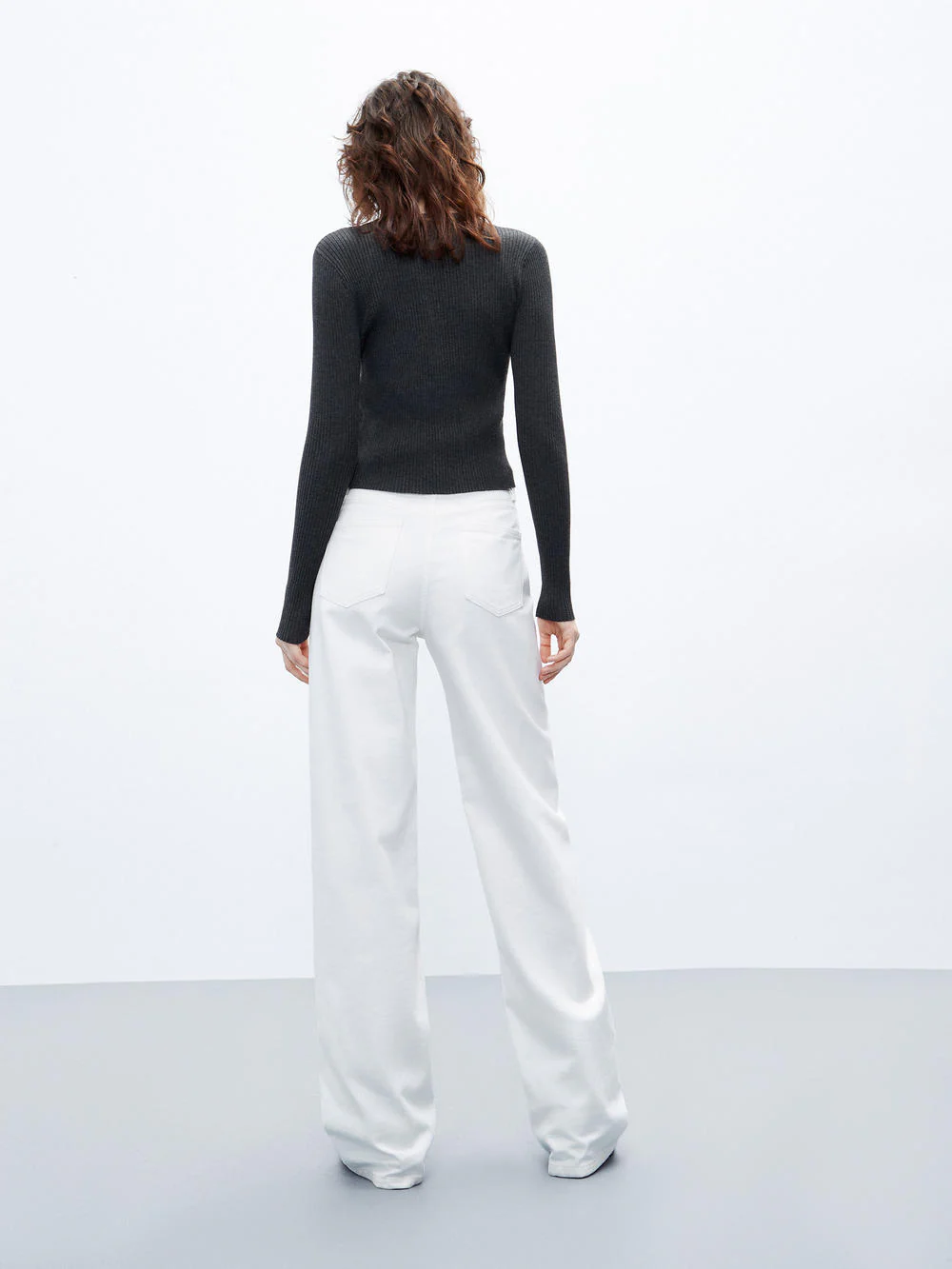 Ribbed Slim Fit Cardigan - Image 10