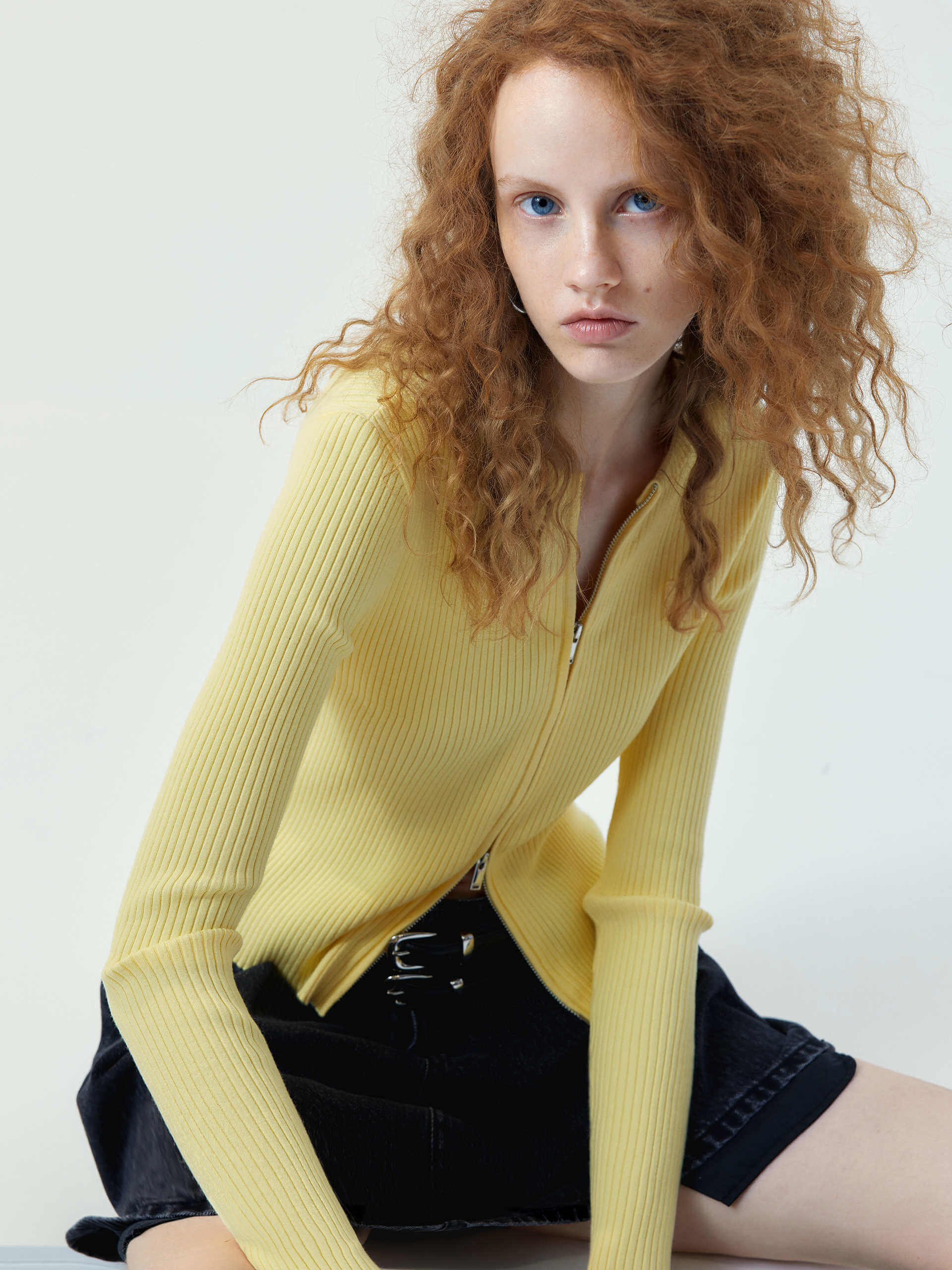 Ribbed Slim Fit Cardigan - Image 6
