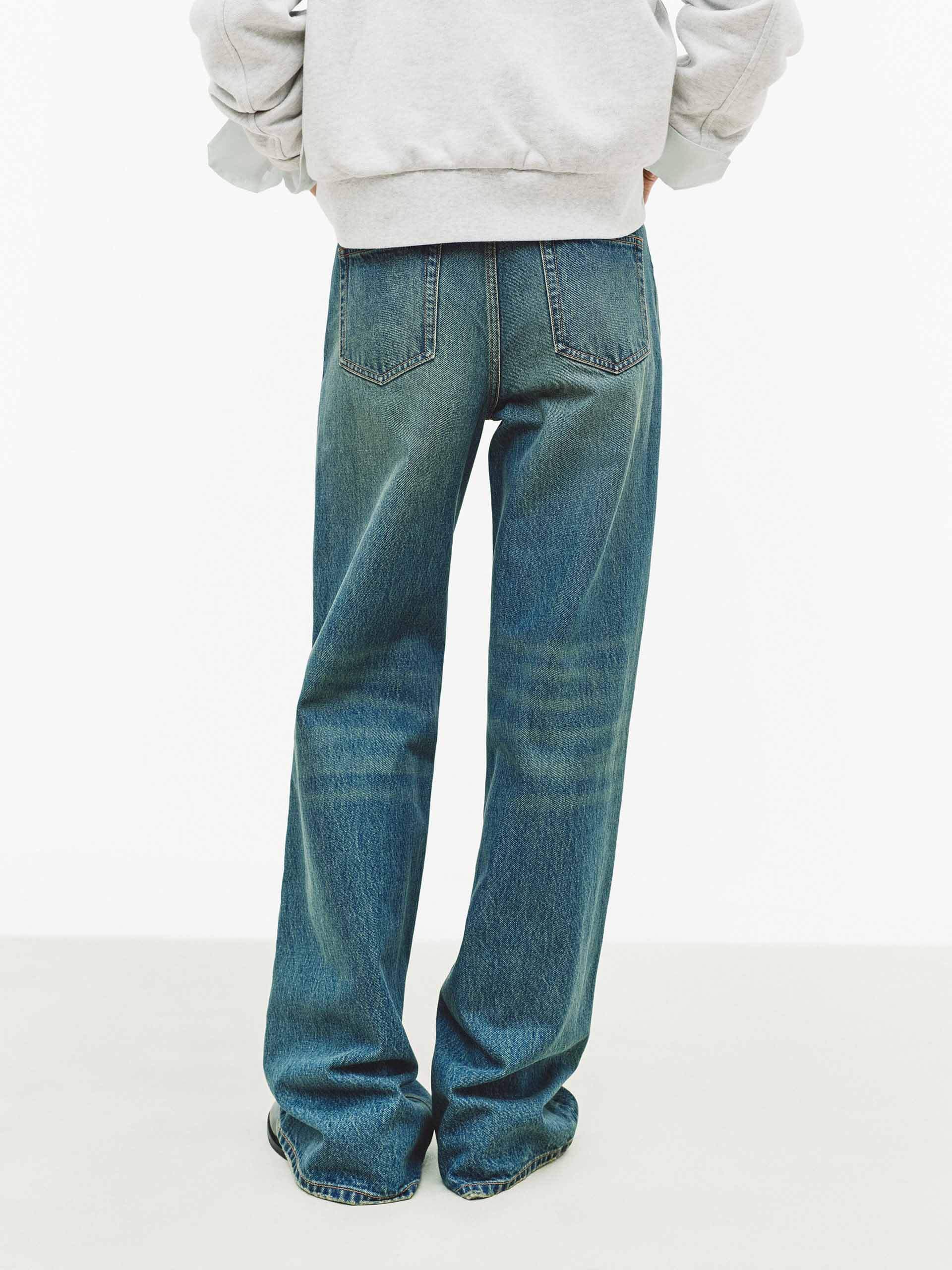 Ripped Detail Cotton Jeans - Image 4