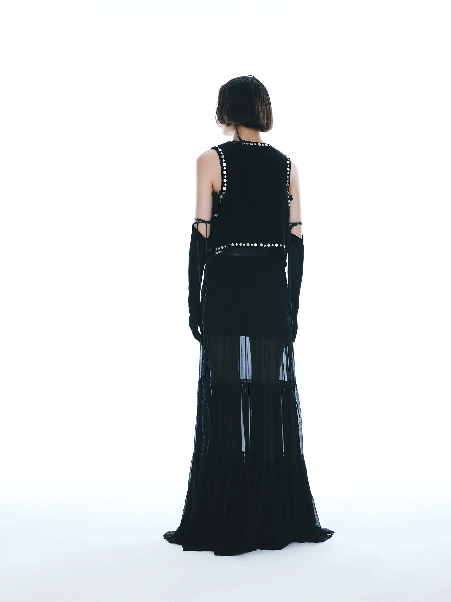 Rivet Embellished Waistcoat - Image 3