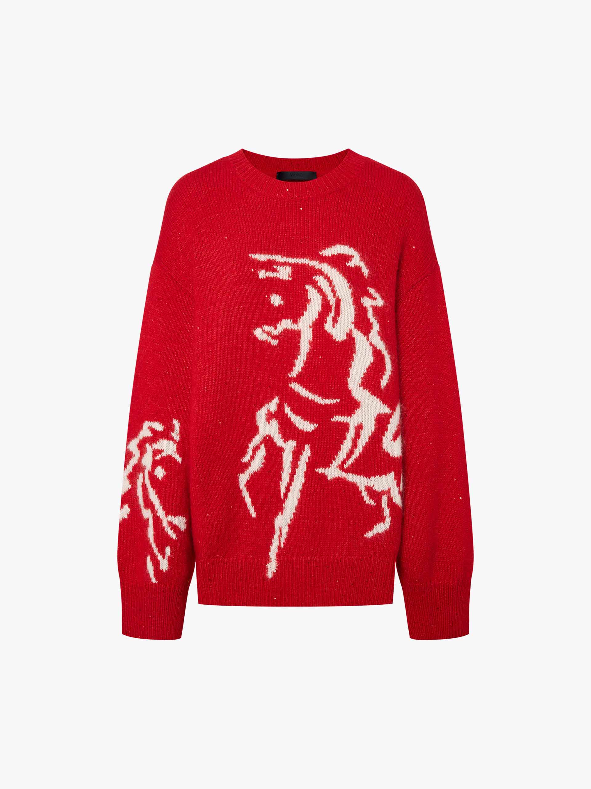 Round Neck Knitted Sweater - Image 5