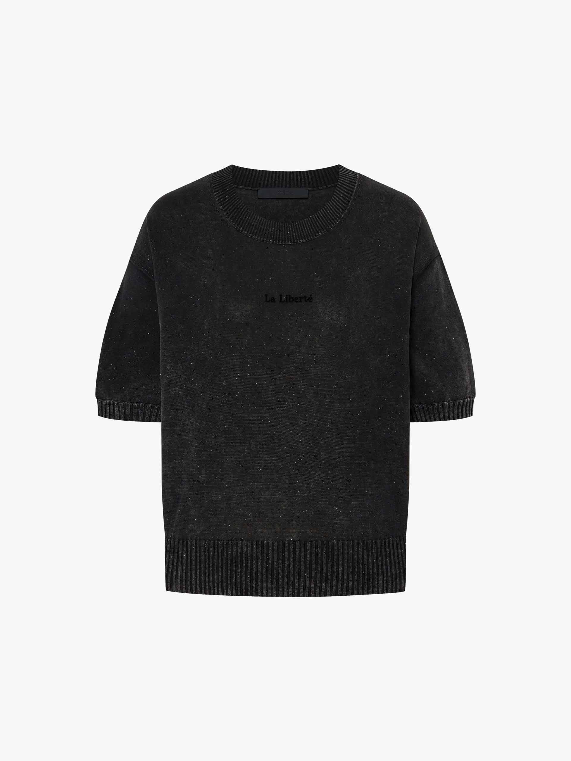 Round Neck Shiny Sweater - Image 5
