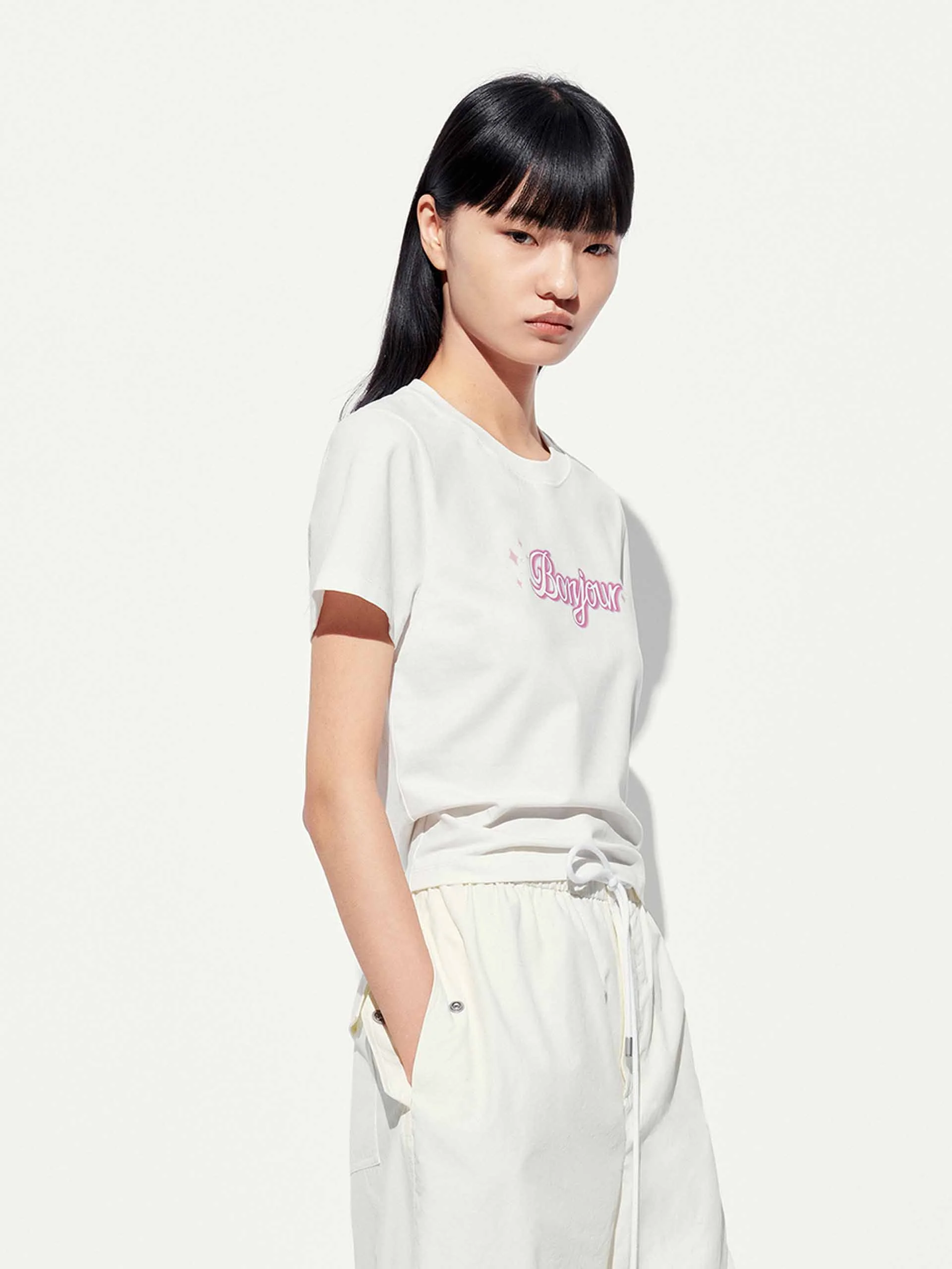 Round Neck Slim Fit T-shirt - Image 3