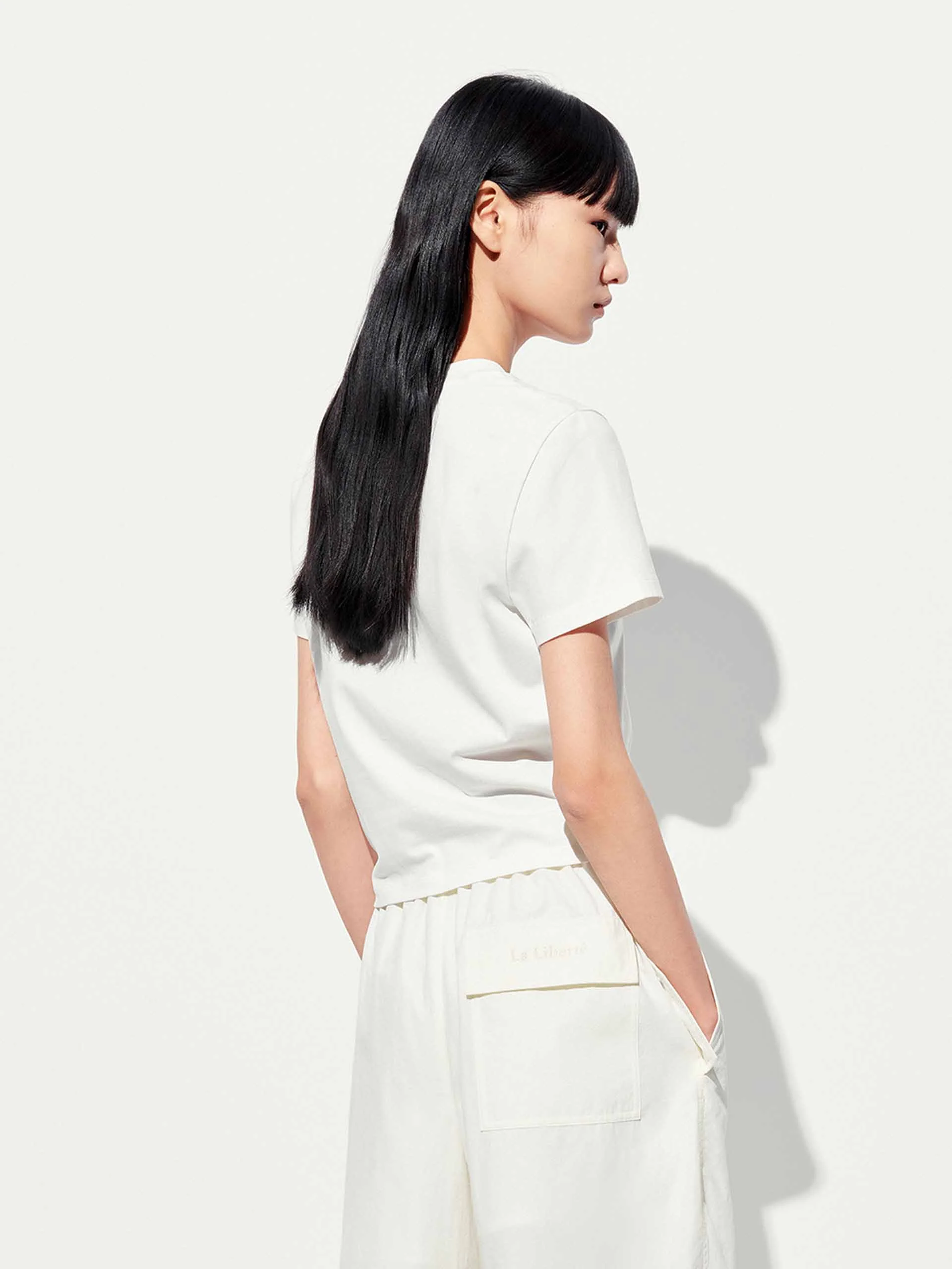 Round Neck Slim Fit T-shirt - Image 4