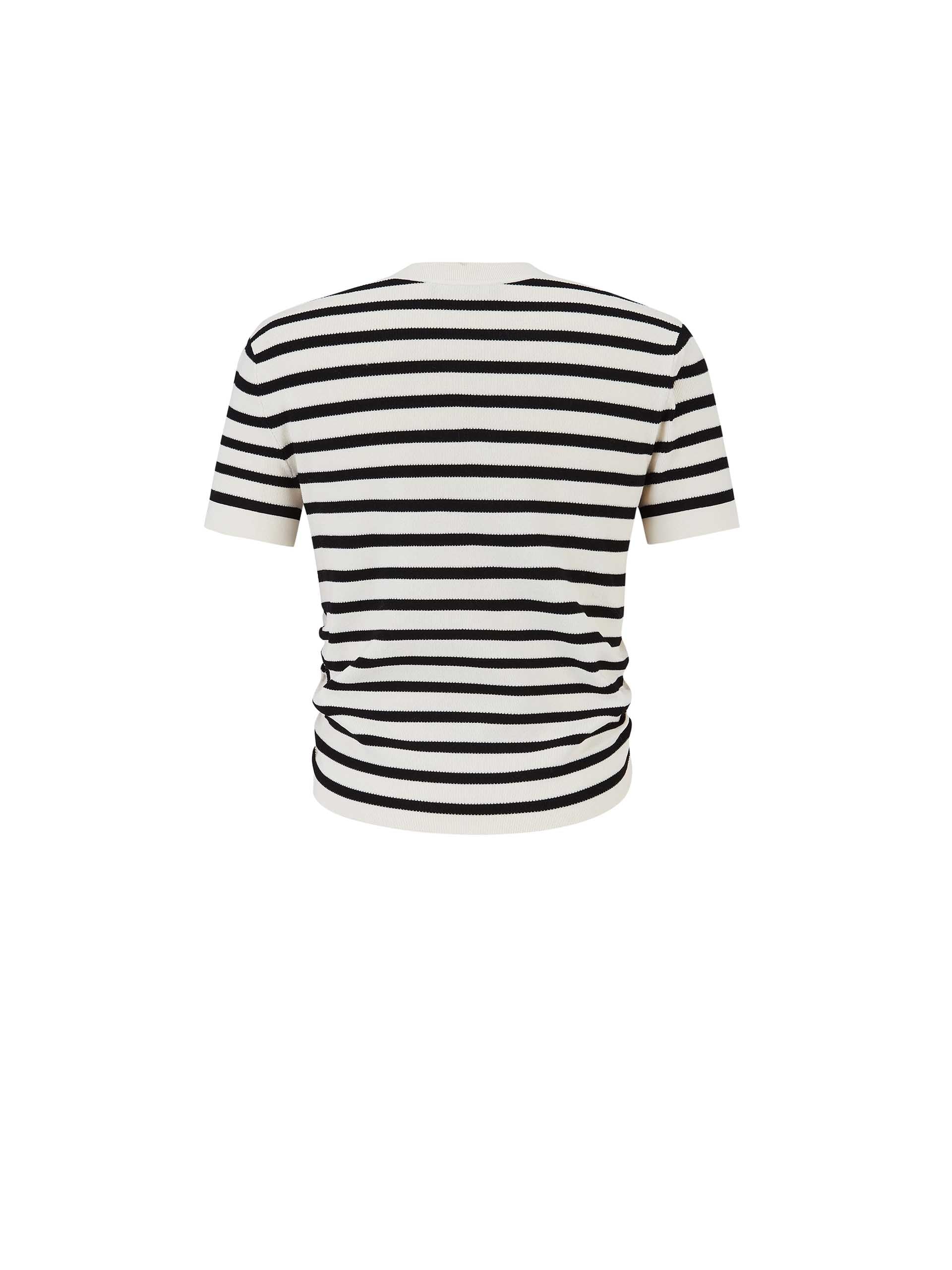 Round Neck Striped Top - Image 8