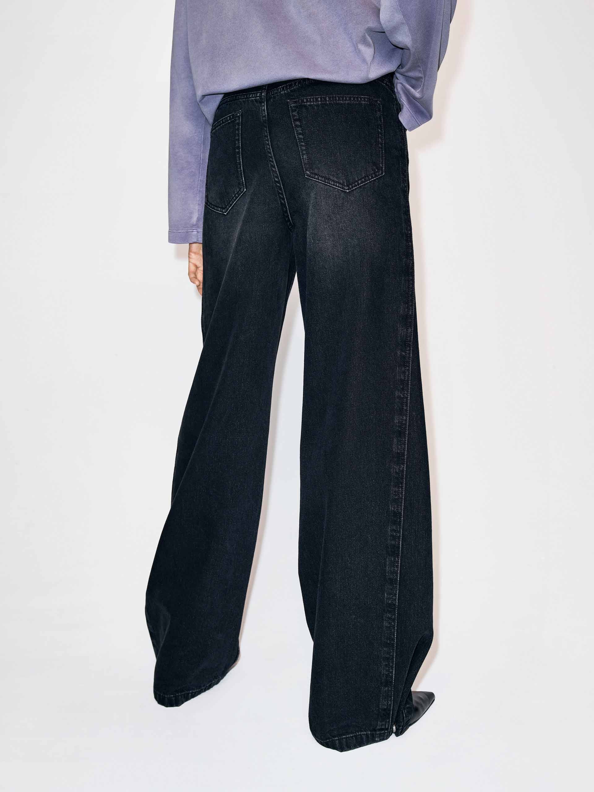 Seams Detail Cotton Jeans - Image 6
