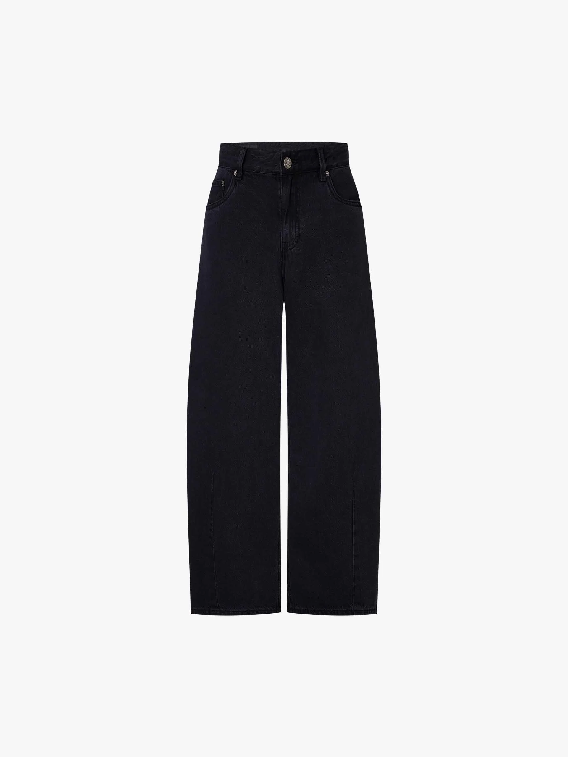 Seams Detail Straight Jeans - Image 5