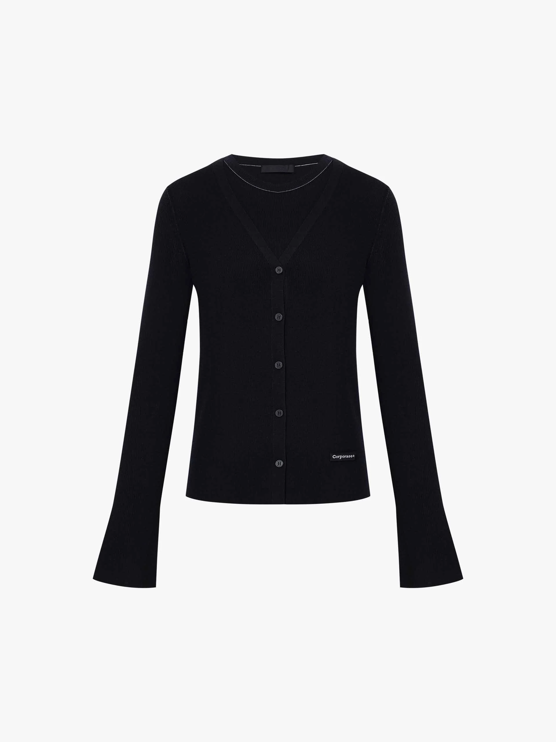 Seams Detail Wool Knit Top - Image 13