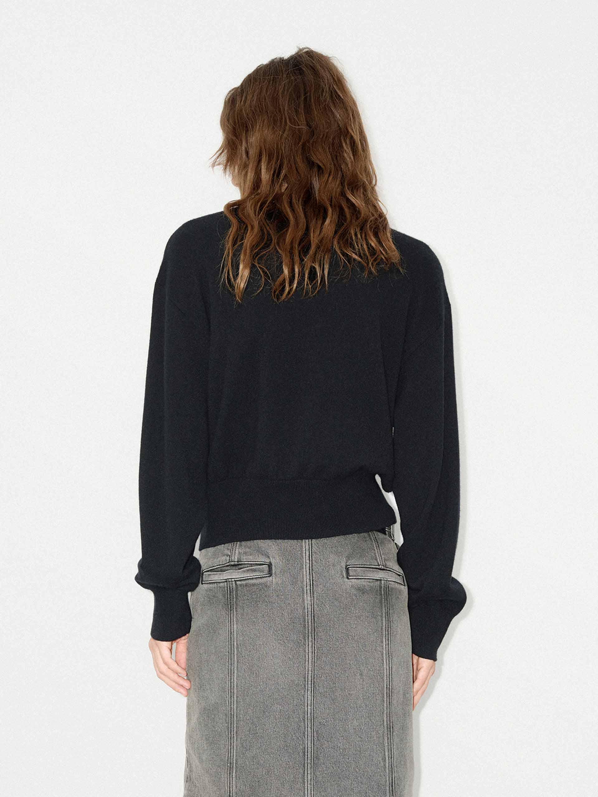 Sequin Collar Knit Sweater - Image 8