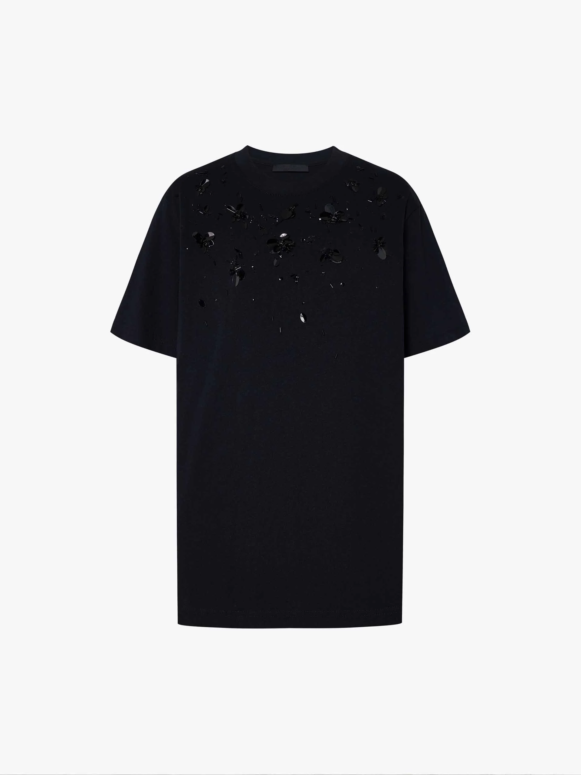 Sequin Detail Cotton T-shirt - Image 13