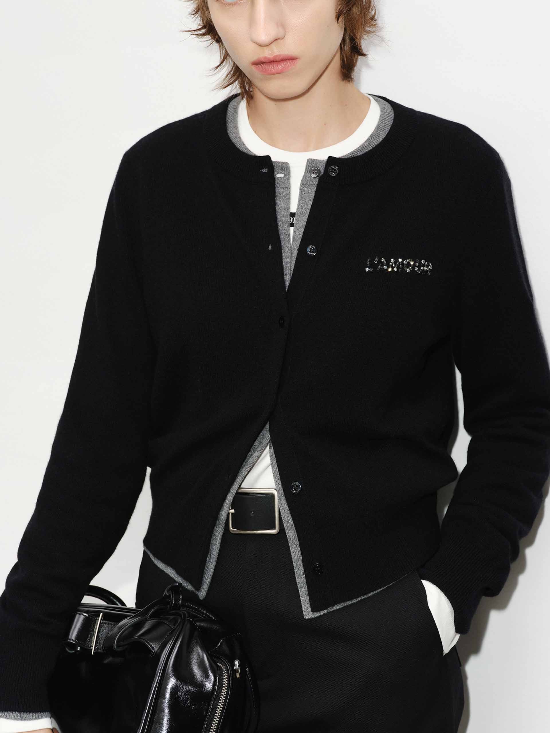 Sequin Detail Cropped Cardigan - Image 15