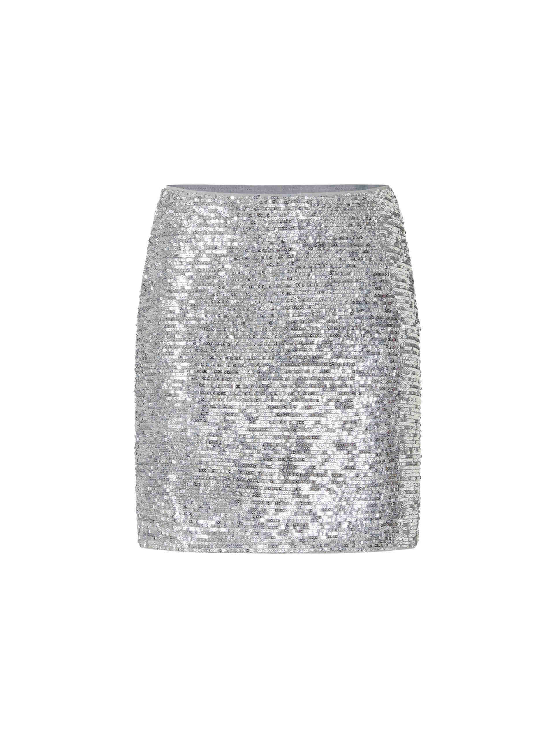 Sequin Detail Mini Skirt - Image 7