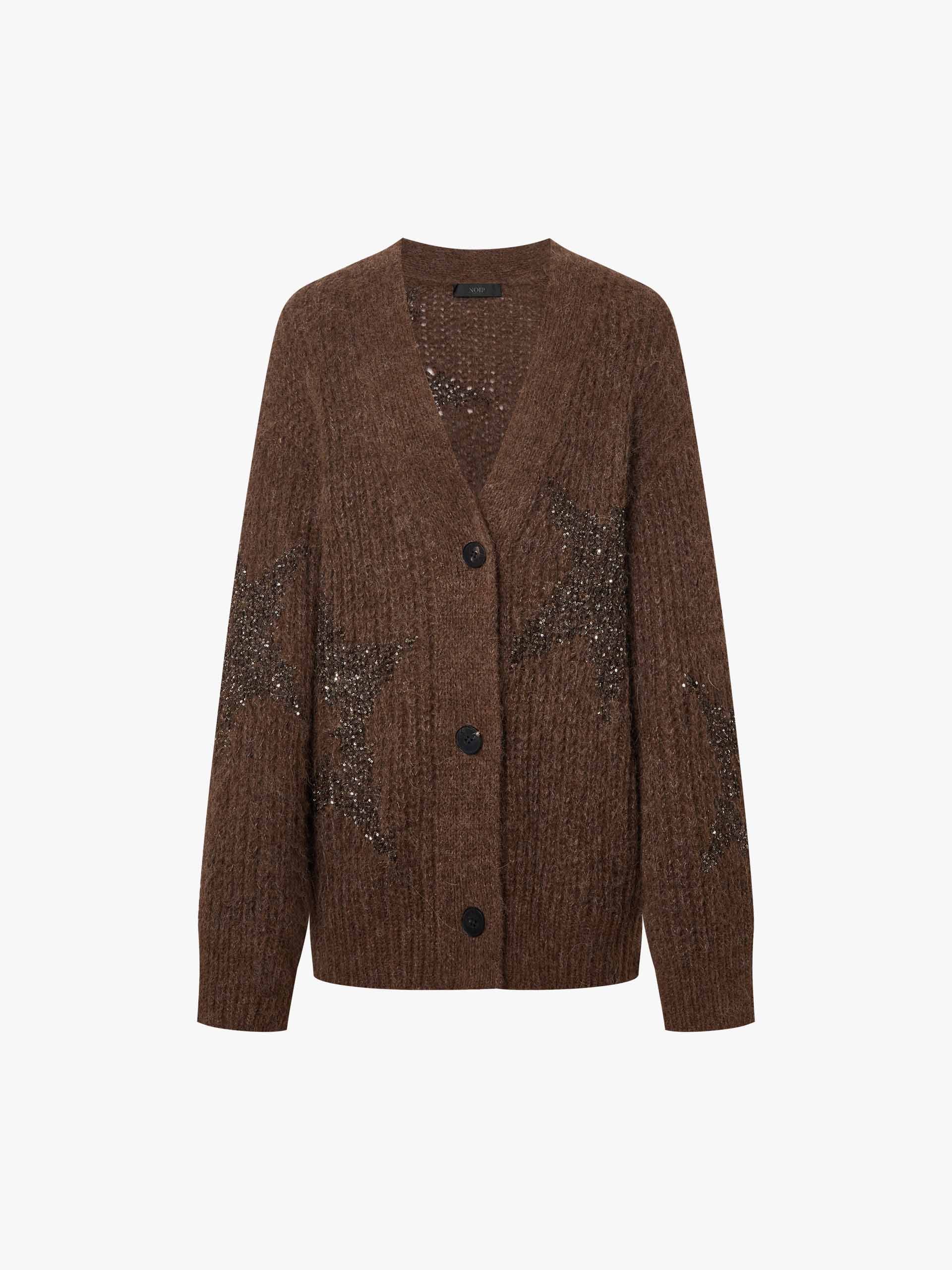 Sequin Star Knitted Cardigan - Image 5