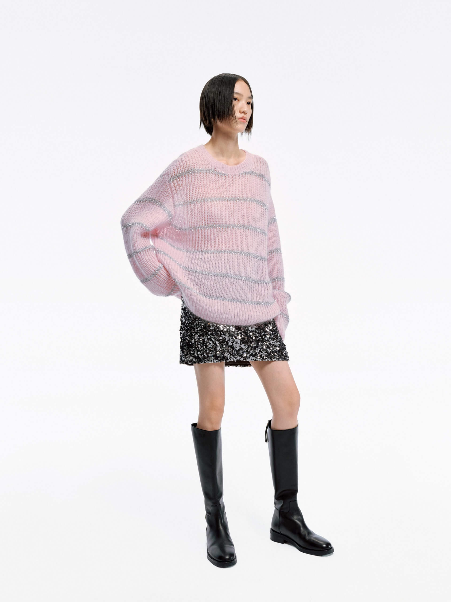 Sequined Mini Skirt - Image 9