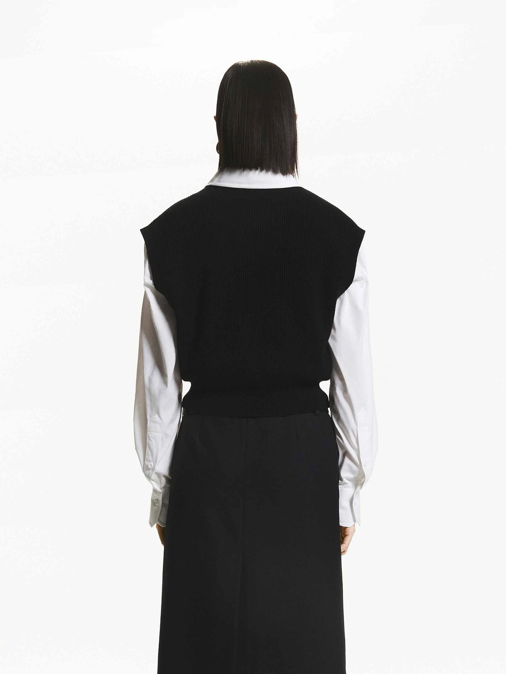 Shirt and Knit Vest Set - Image 3