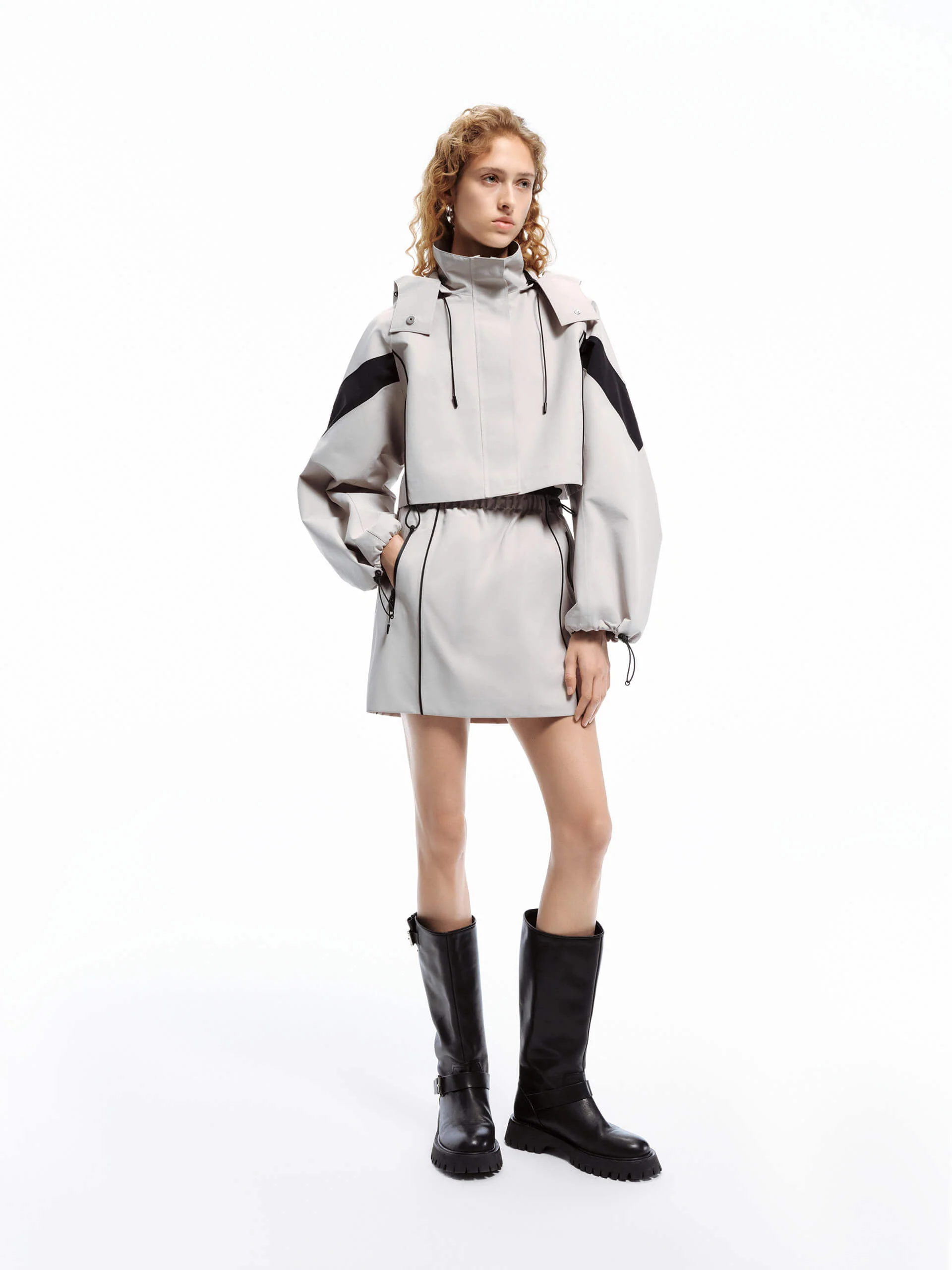 Short Cut Hood Jacket - Image 16