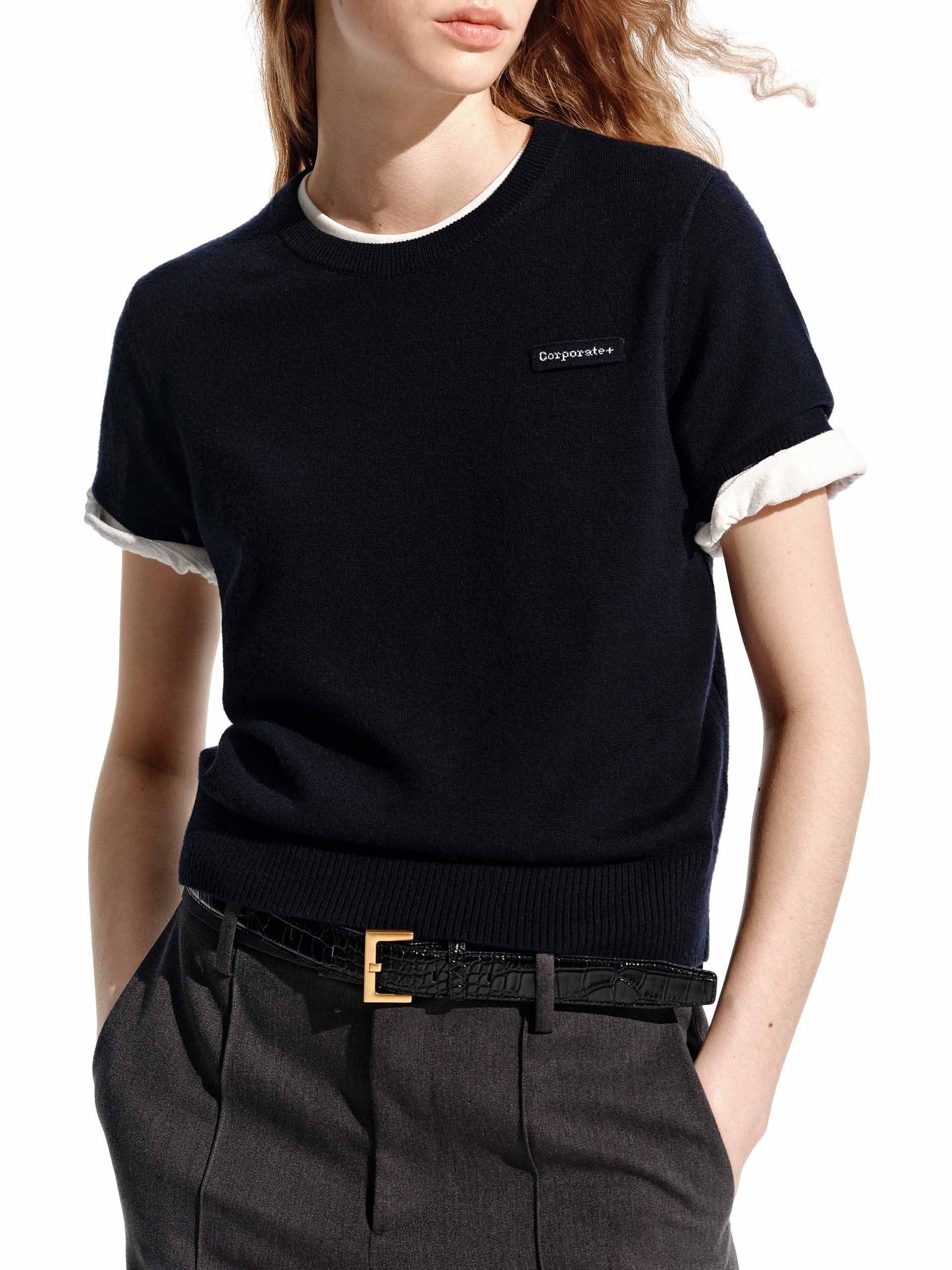 Short Sleeve Wool Top - Image 8
