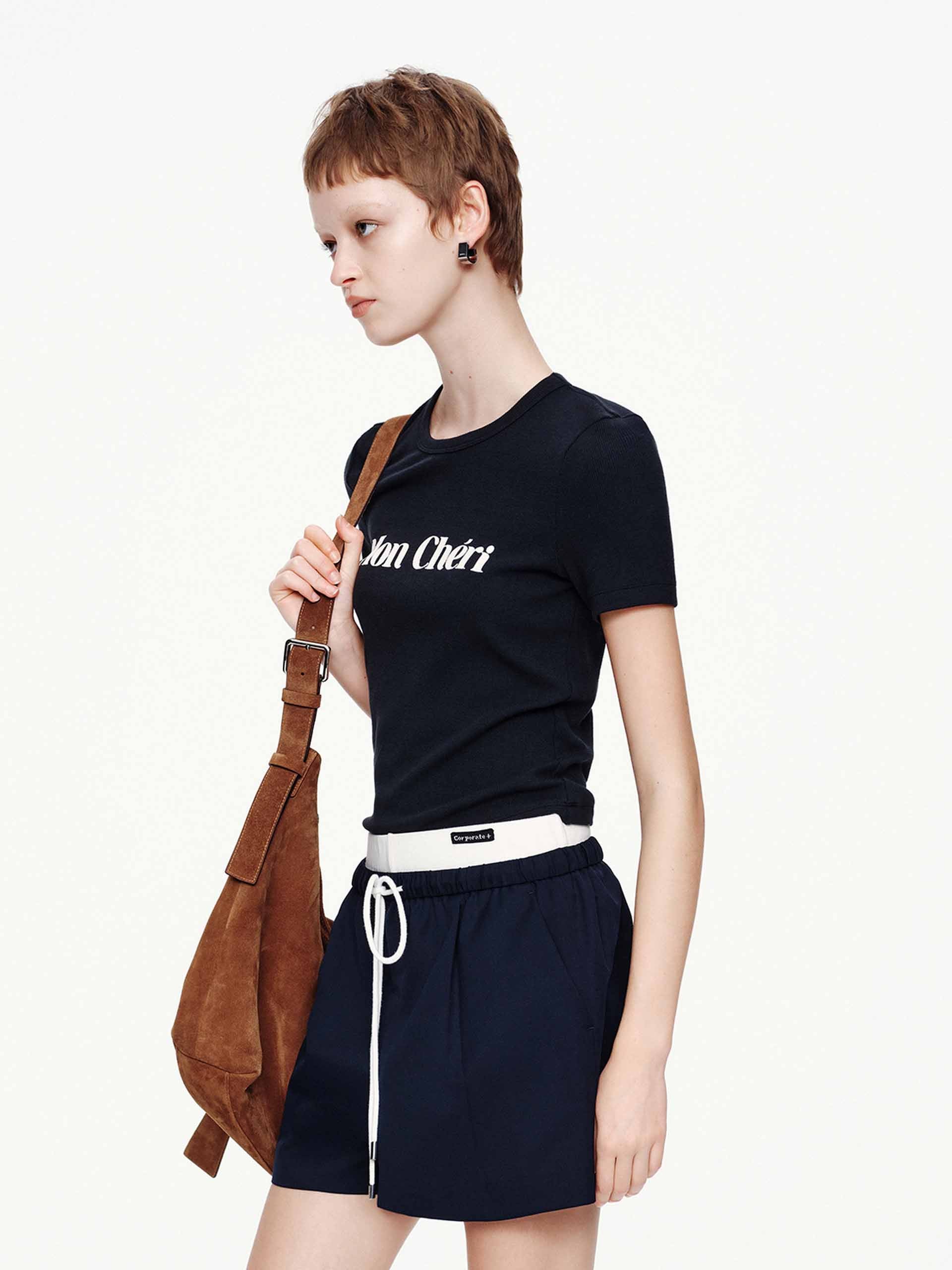 Short Sleeves Knitted T-shirt - Image 3
