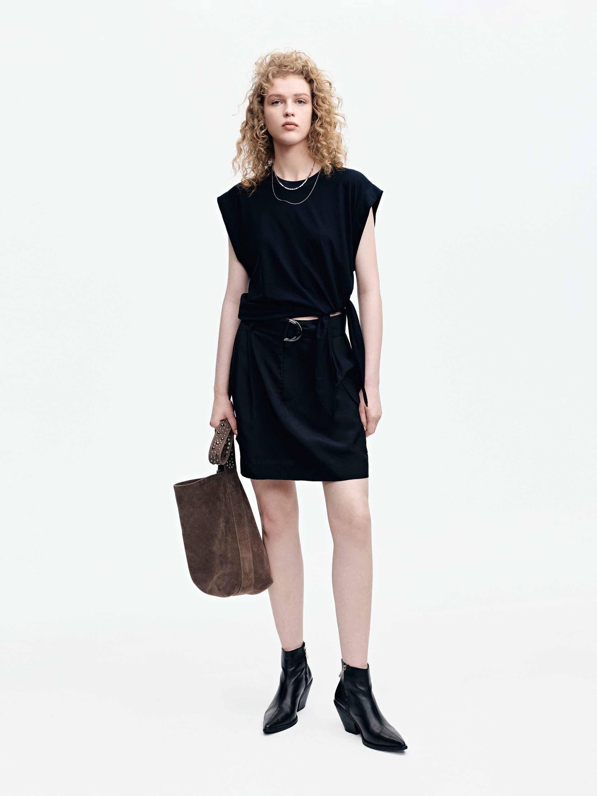 Shoulder Padless Side Tie Top - Image 10