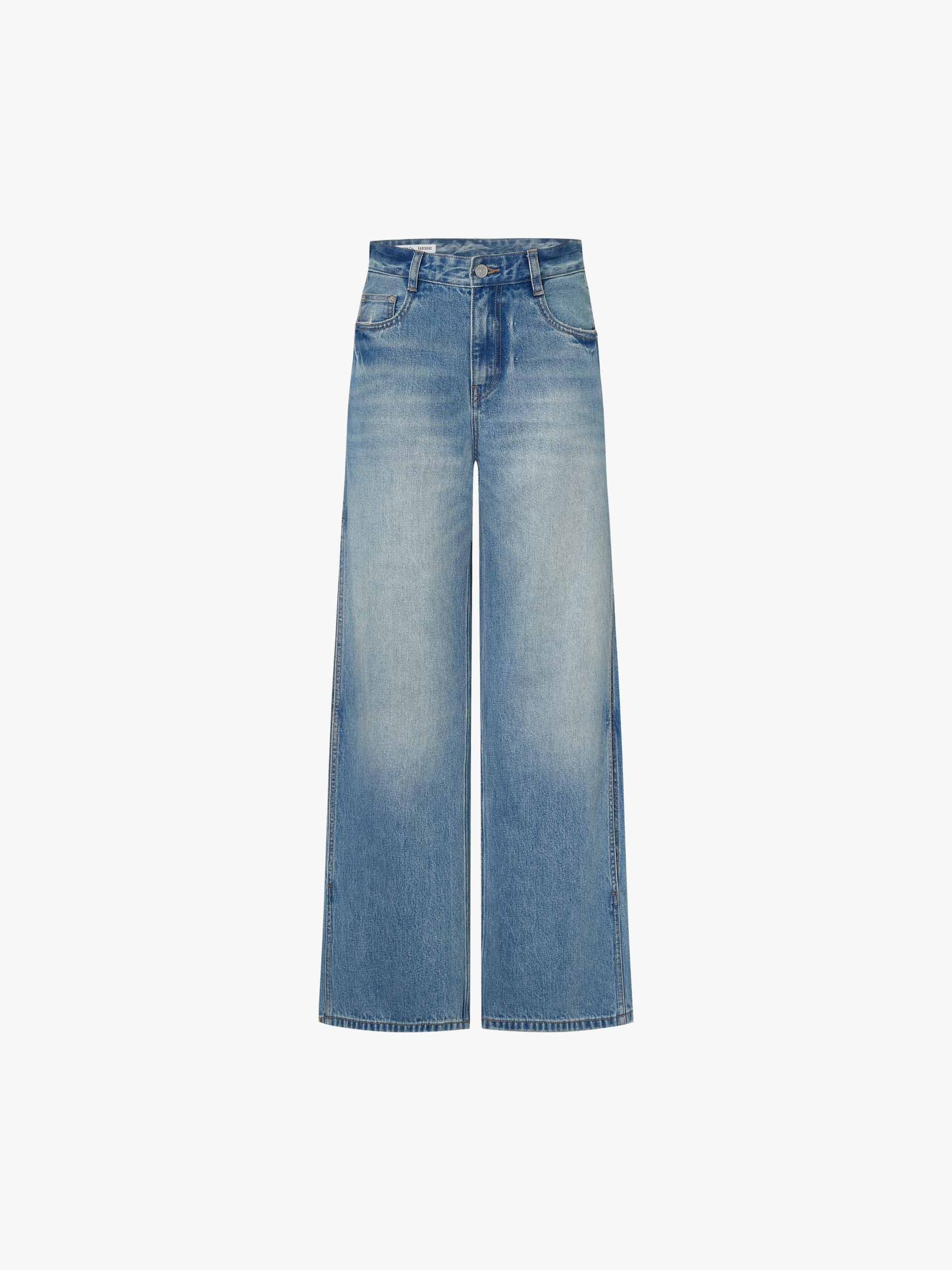 Side Cutout Straight Jeans - Image 5