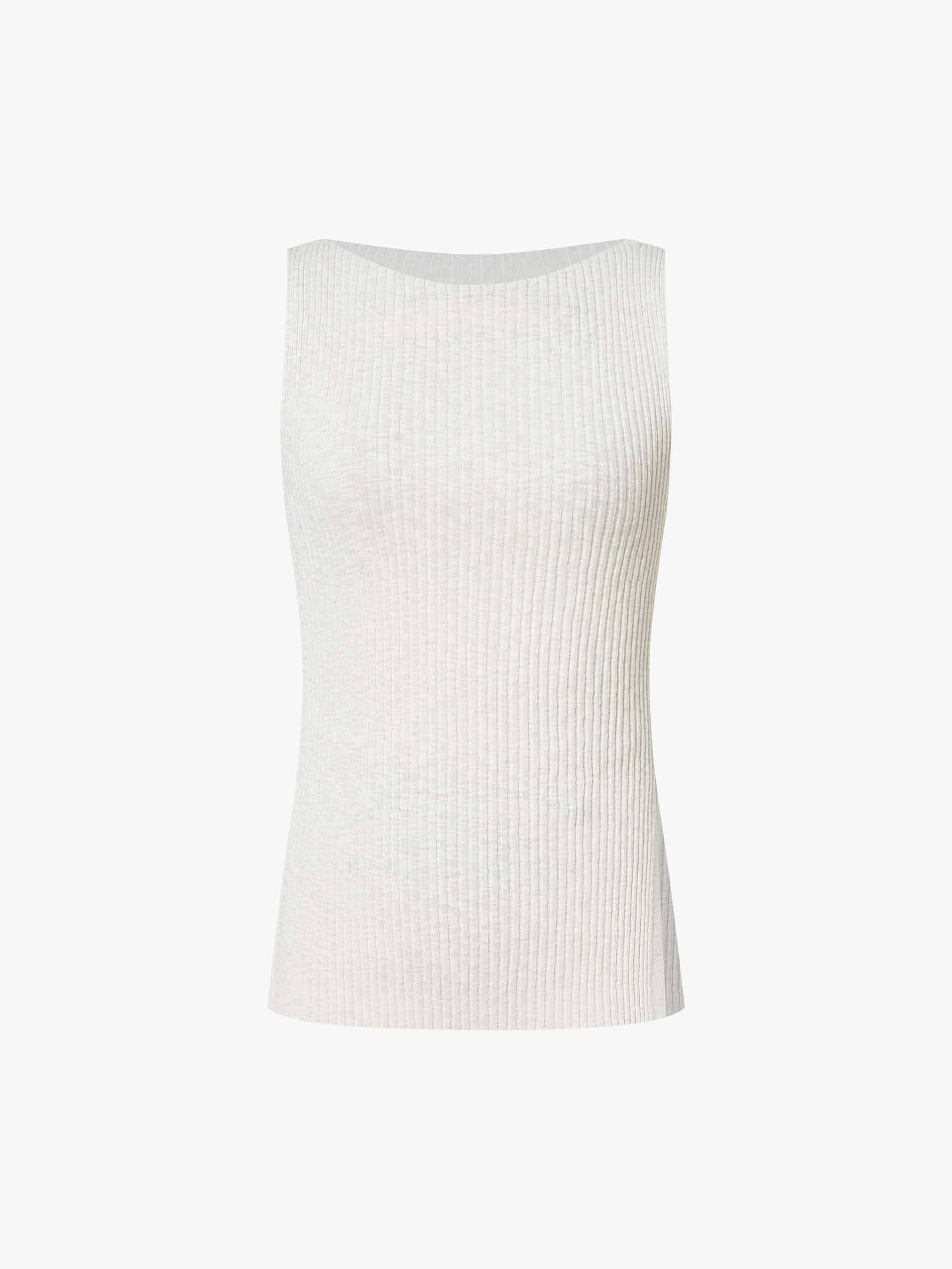 Side Slit Ribbed Knit Top - Image 21