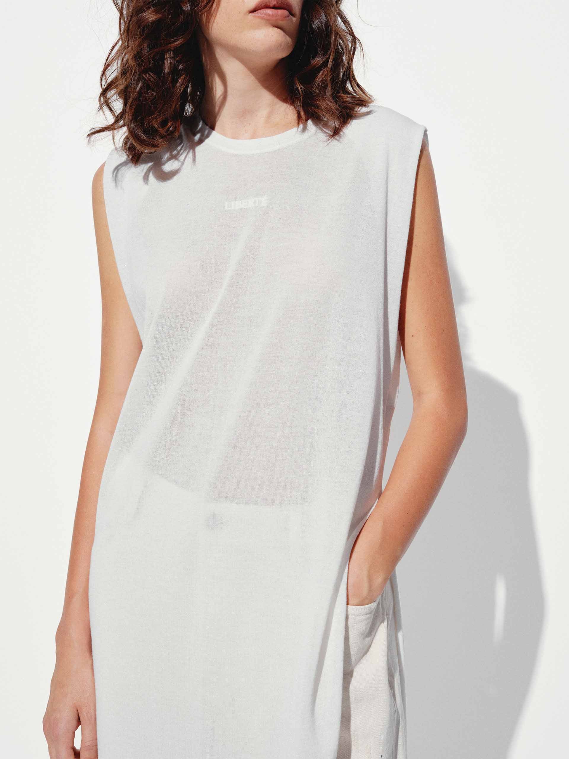 Side Slit Sleeveless Top - Image 7