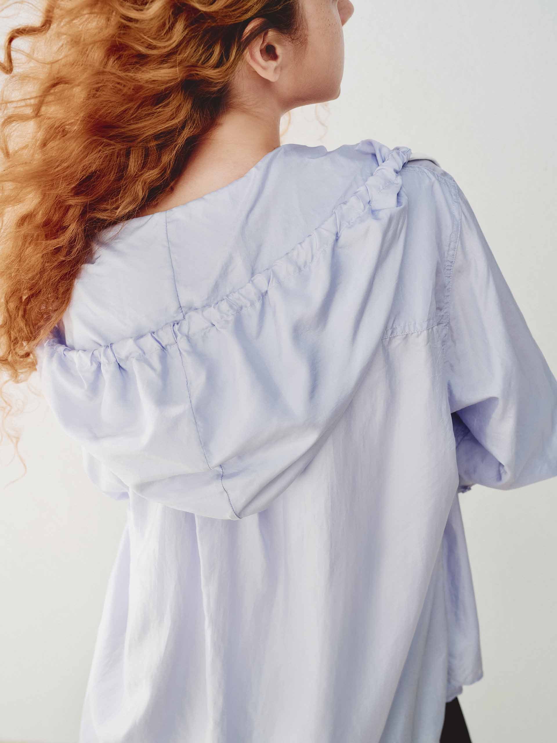 Silk Blend Hooded Shirt - Image 24