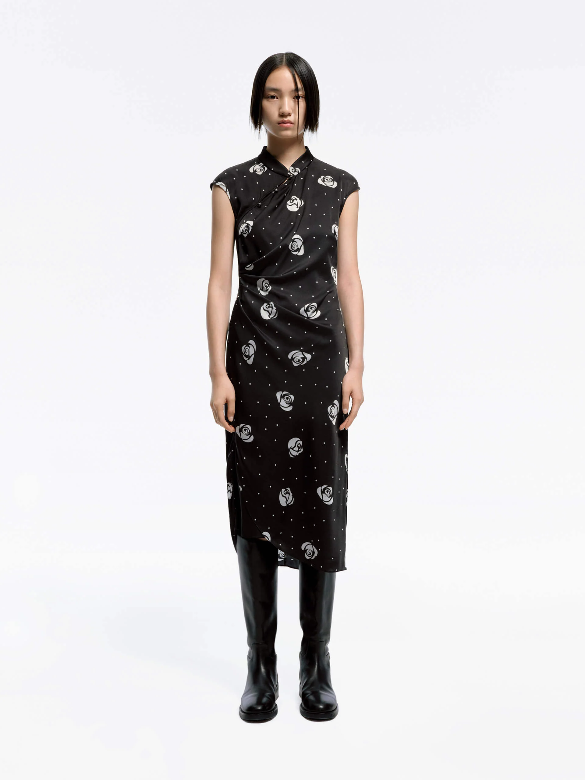 Silk Blend Satin Dress - Image 2