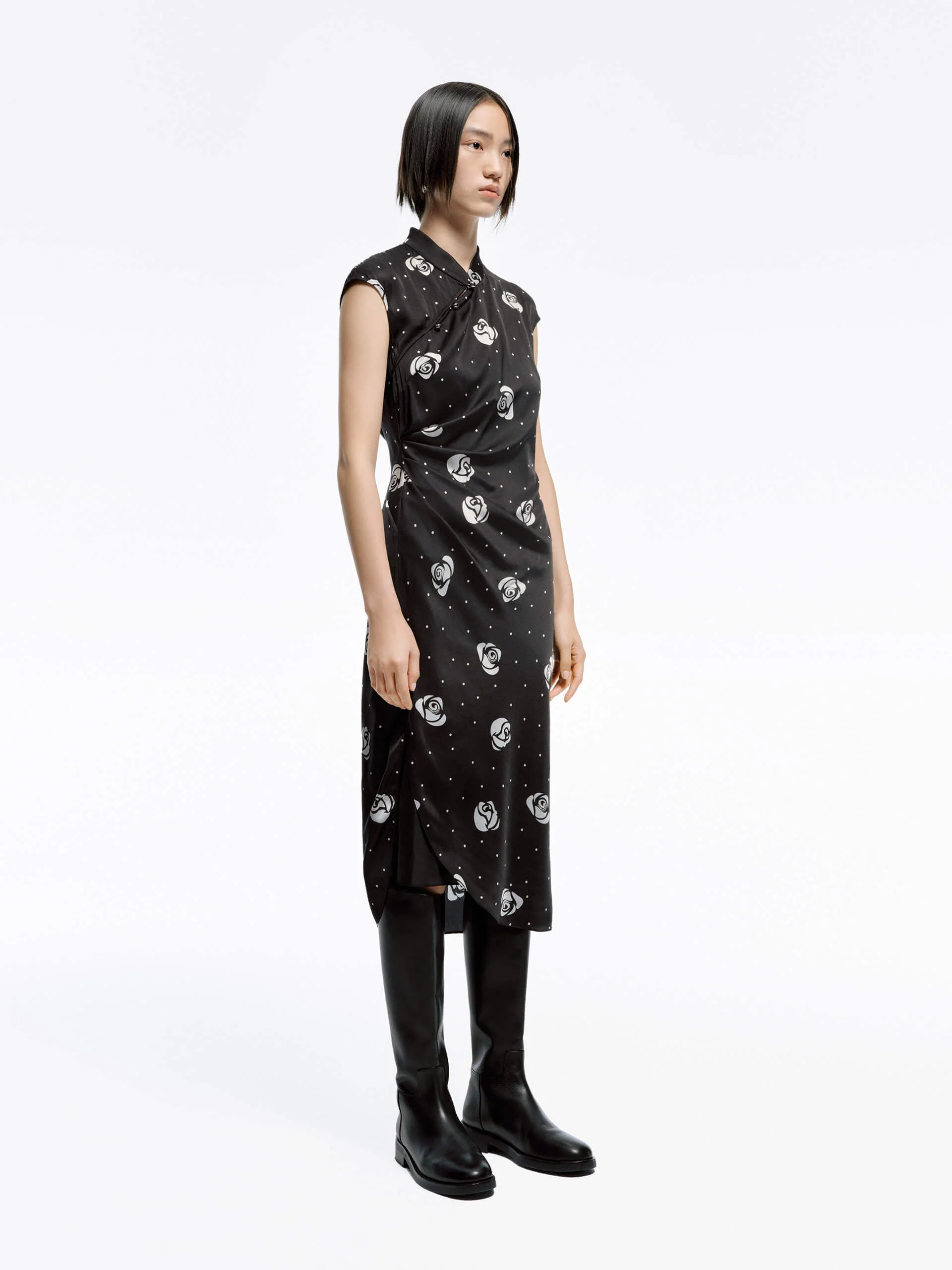 Silk Blend Satin Dress - Image 7