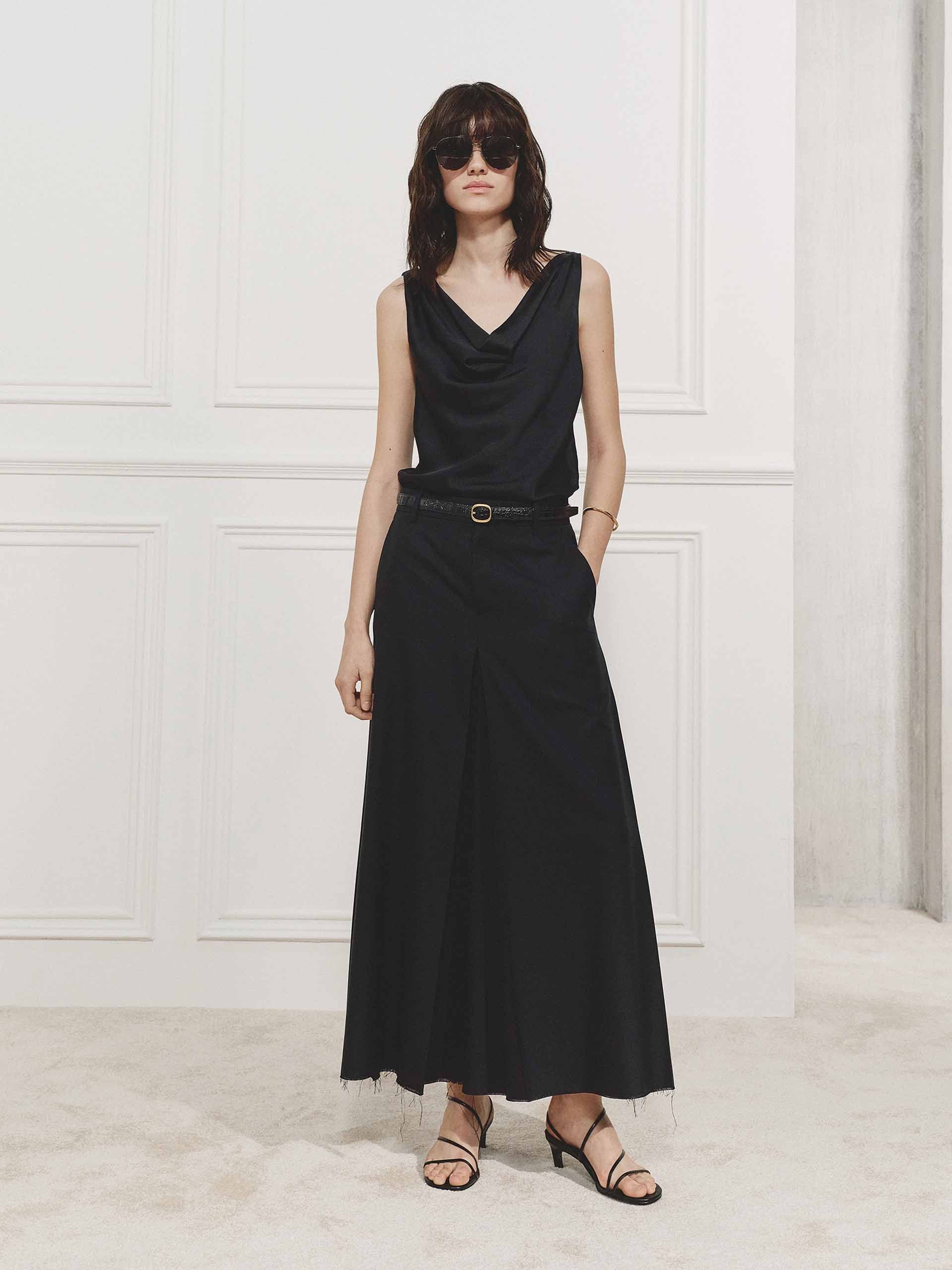 Silk Blend Sleeveless Top - Image 2