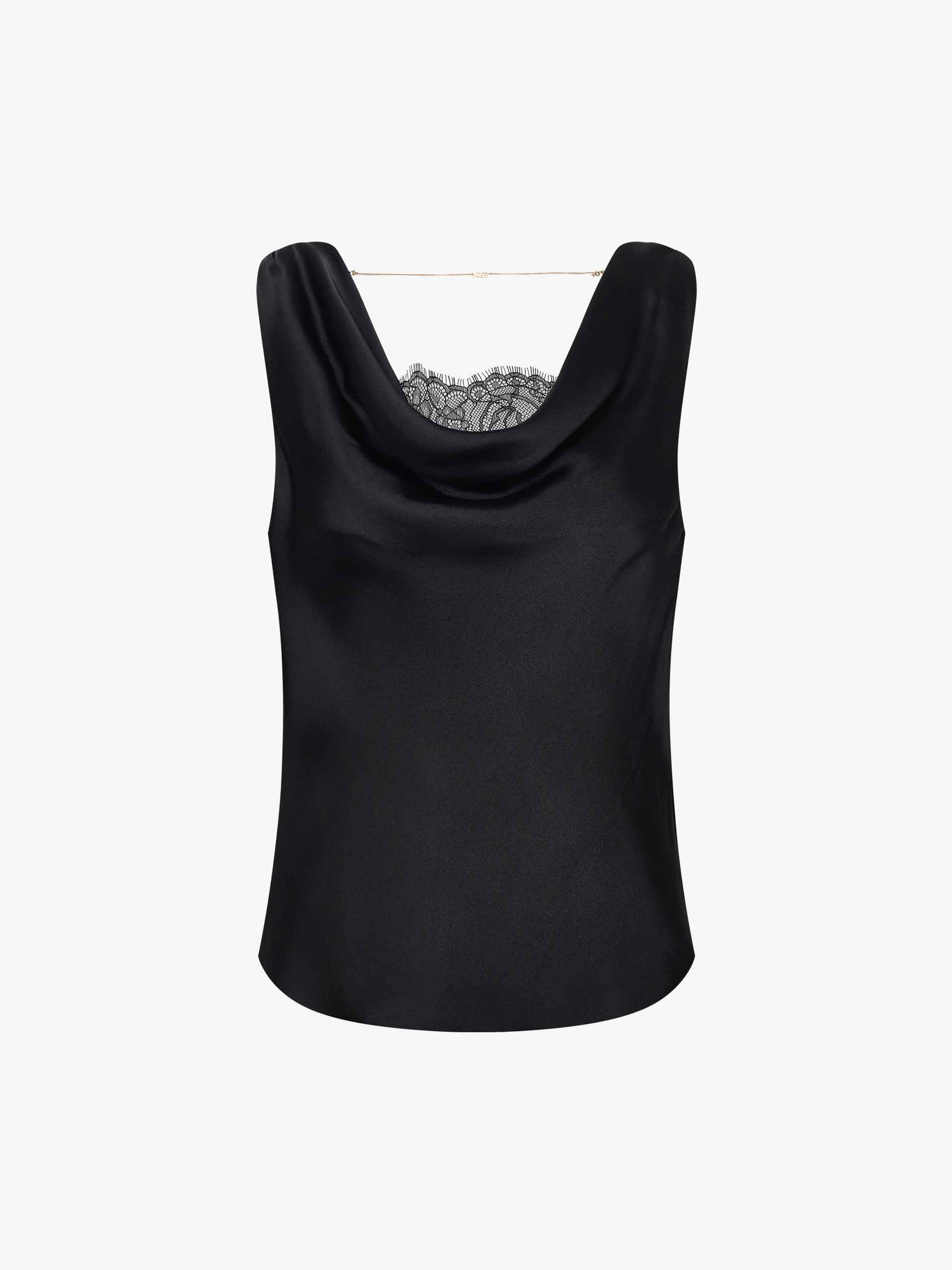 Silk Blend Sleeveless Top - Image 5