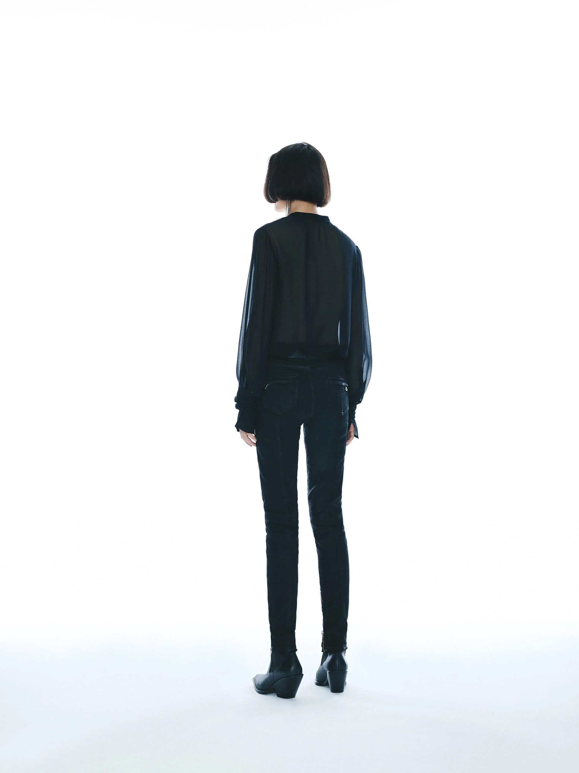 Silk Ruffles Detail Blouse - Image 15