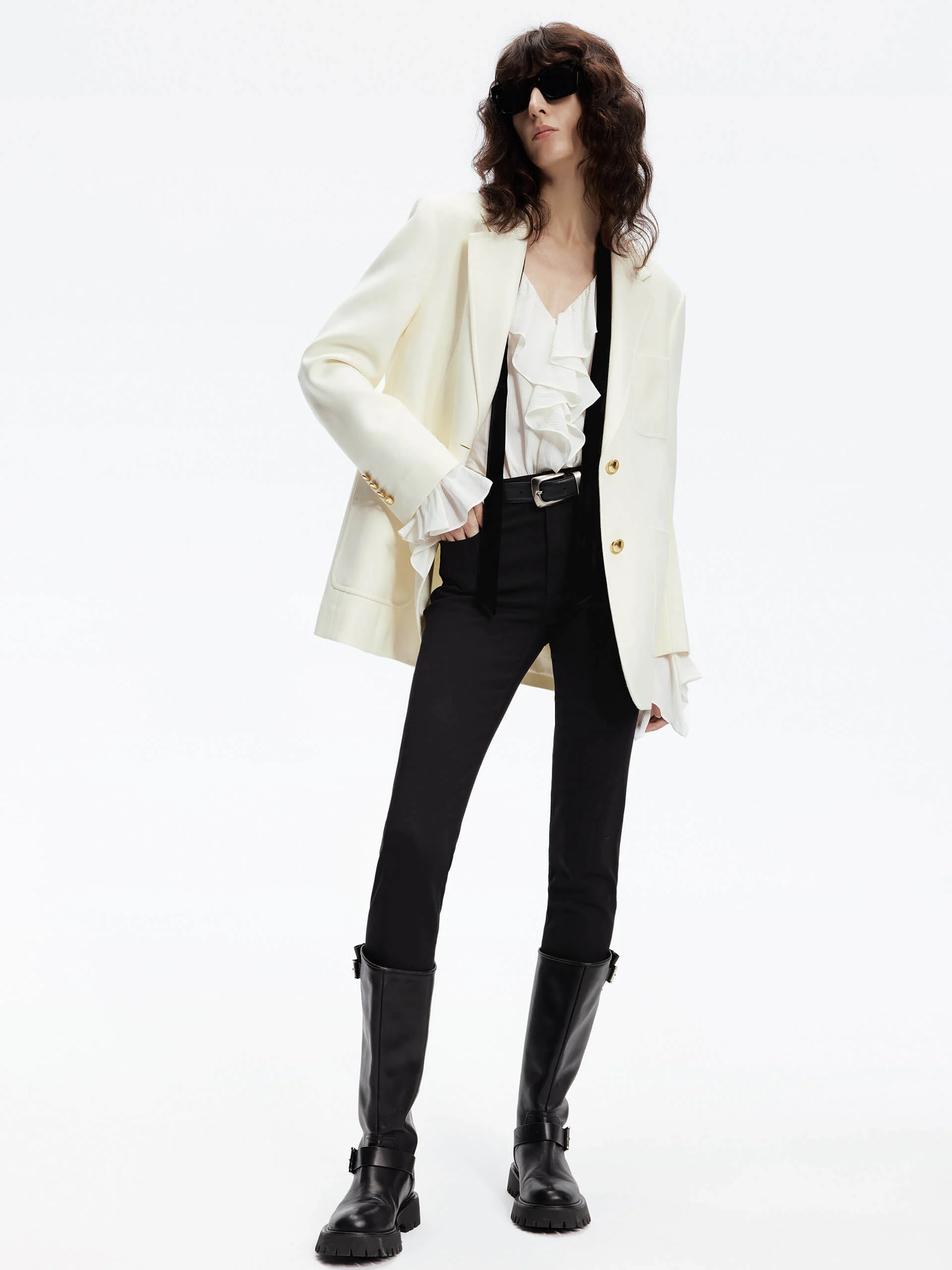 Single Breasted Tailored Blazer - Image 16
