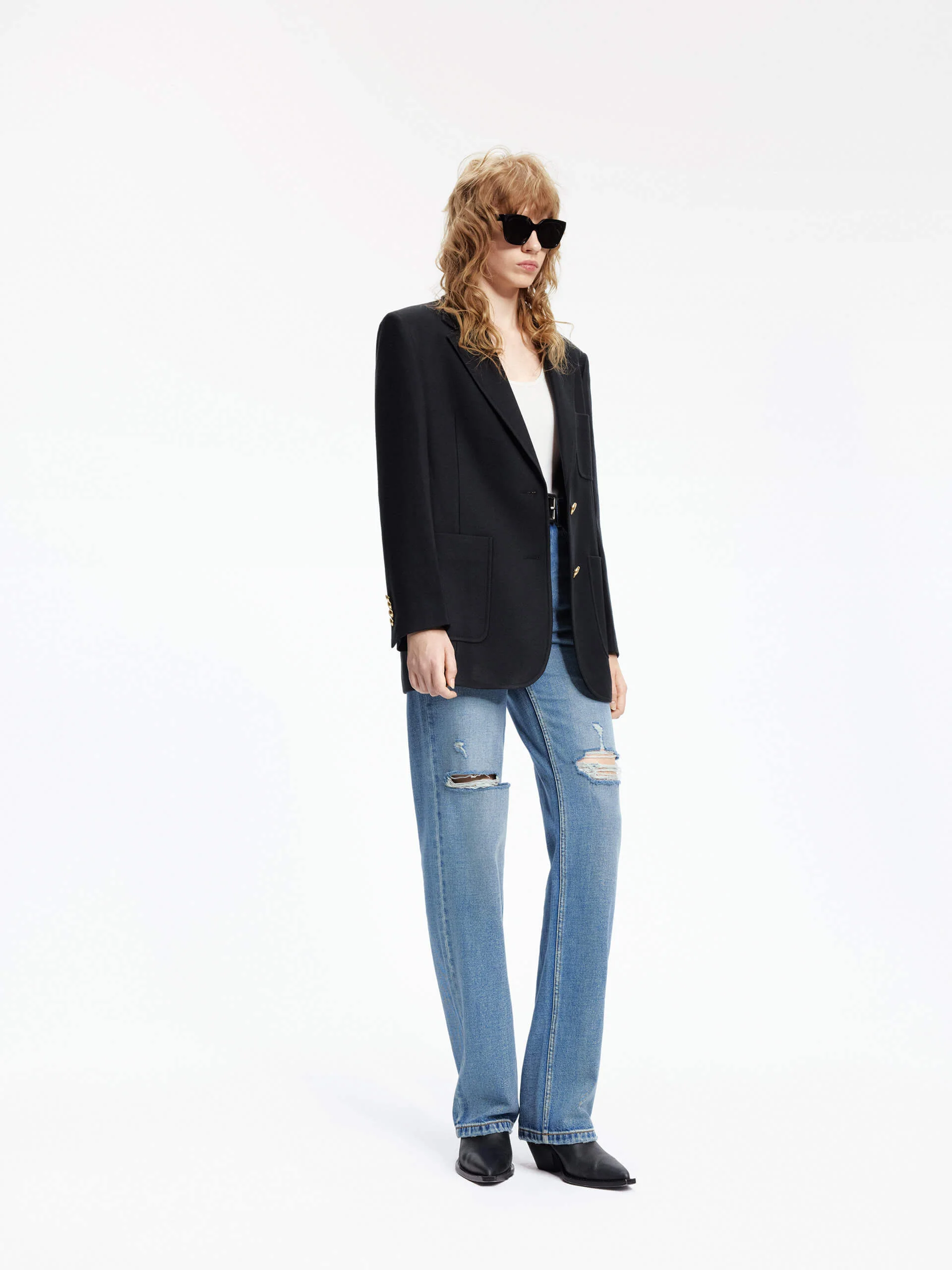 Single Breasted Tailored Blazer - Image 7