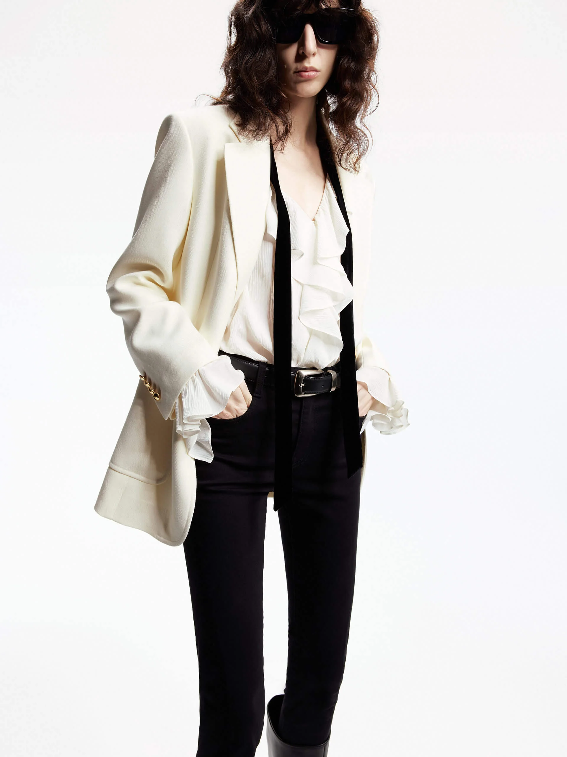 Single Breasted Tailored Blazer - Image 9