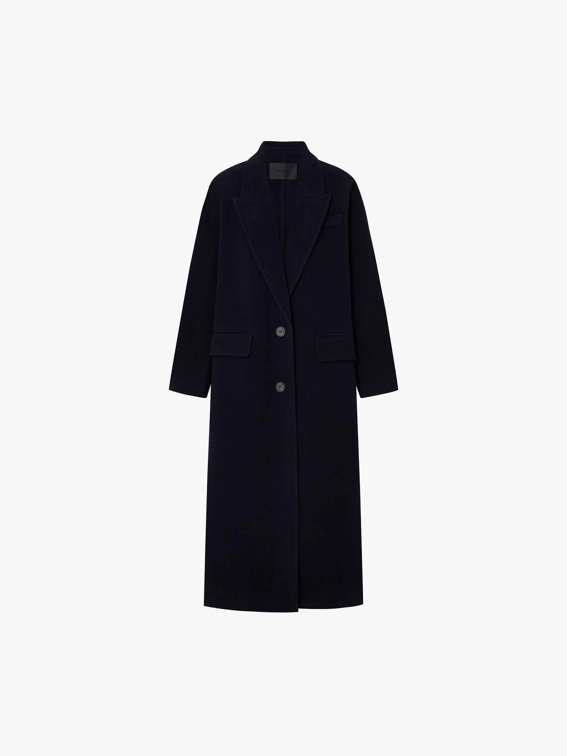 Single Breasted Wool Coat - Image 13