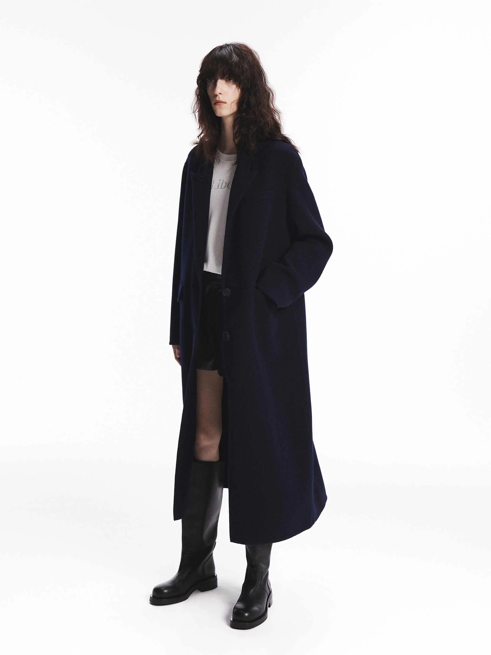 Single Breasted Wool Coat - Image 15