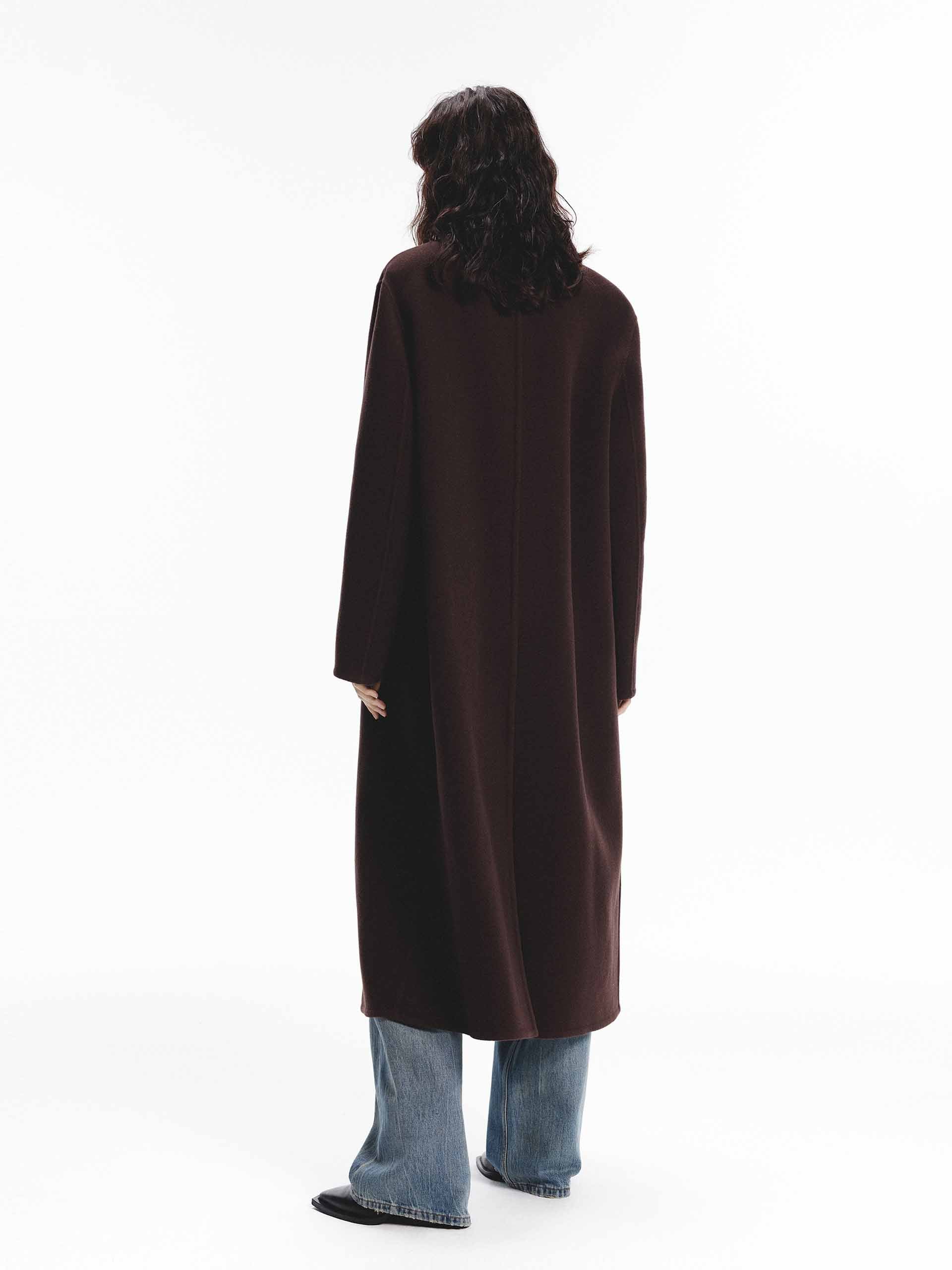 Single Breasted Wool Coat - Image 3