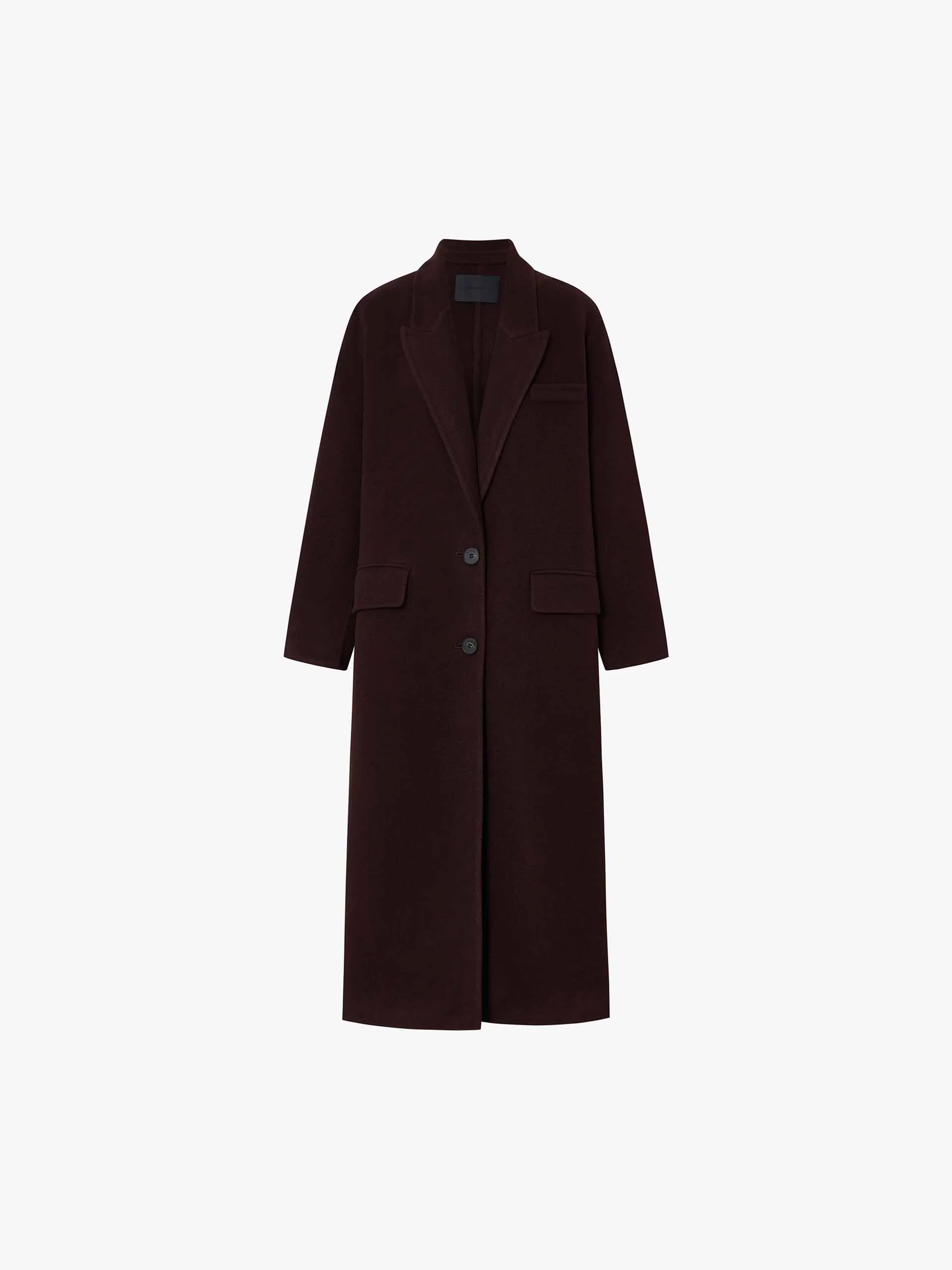 Single Breasted Wool Coat - Image 5