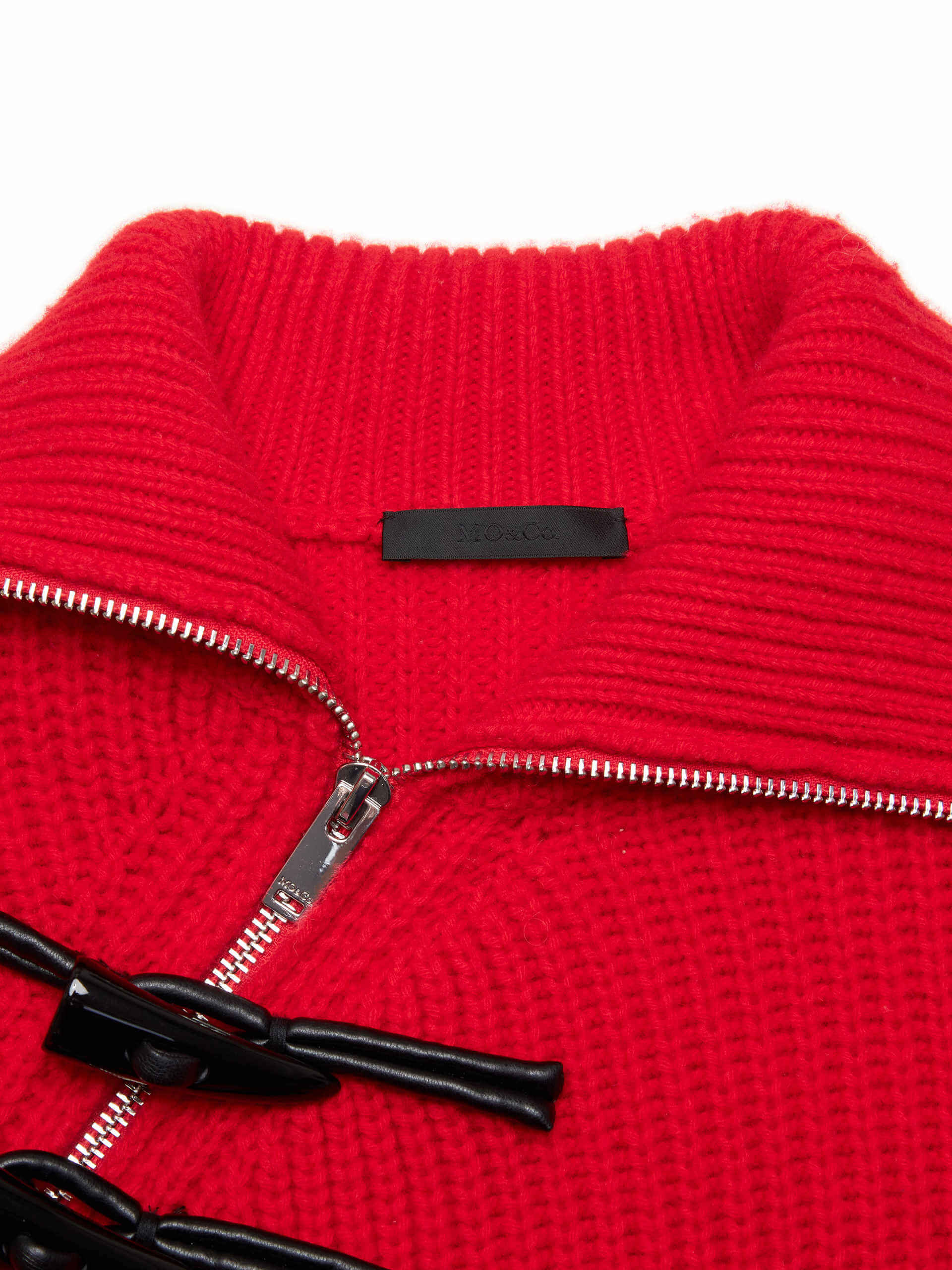 Slanted Placket Distressed Sweater - Image 14