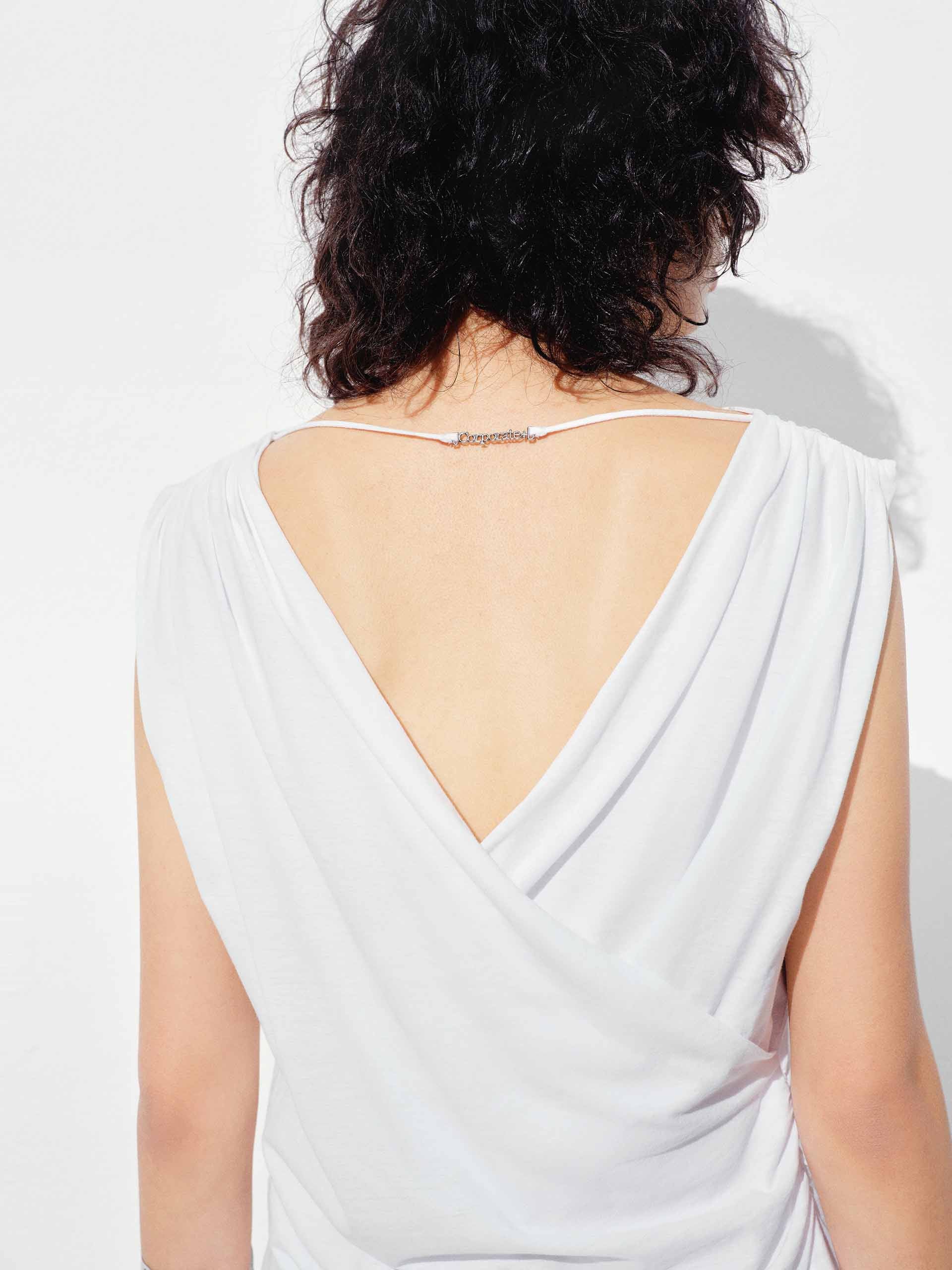 Sleeveless Cotton Blouse - Image 7